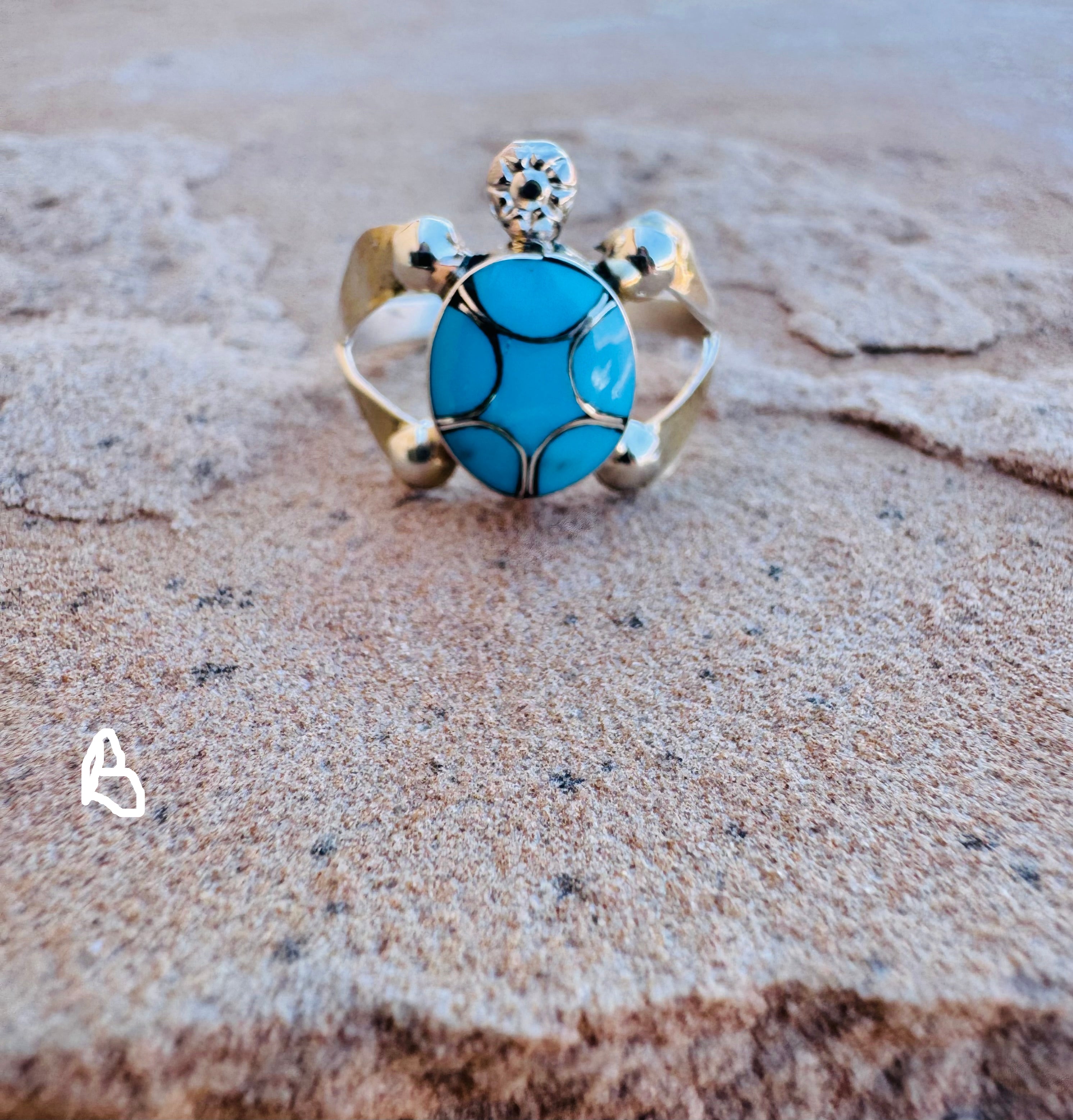 Zuni Turtle Ring