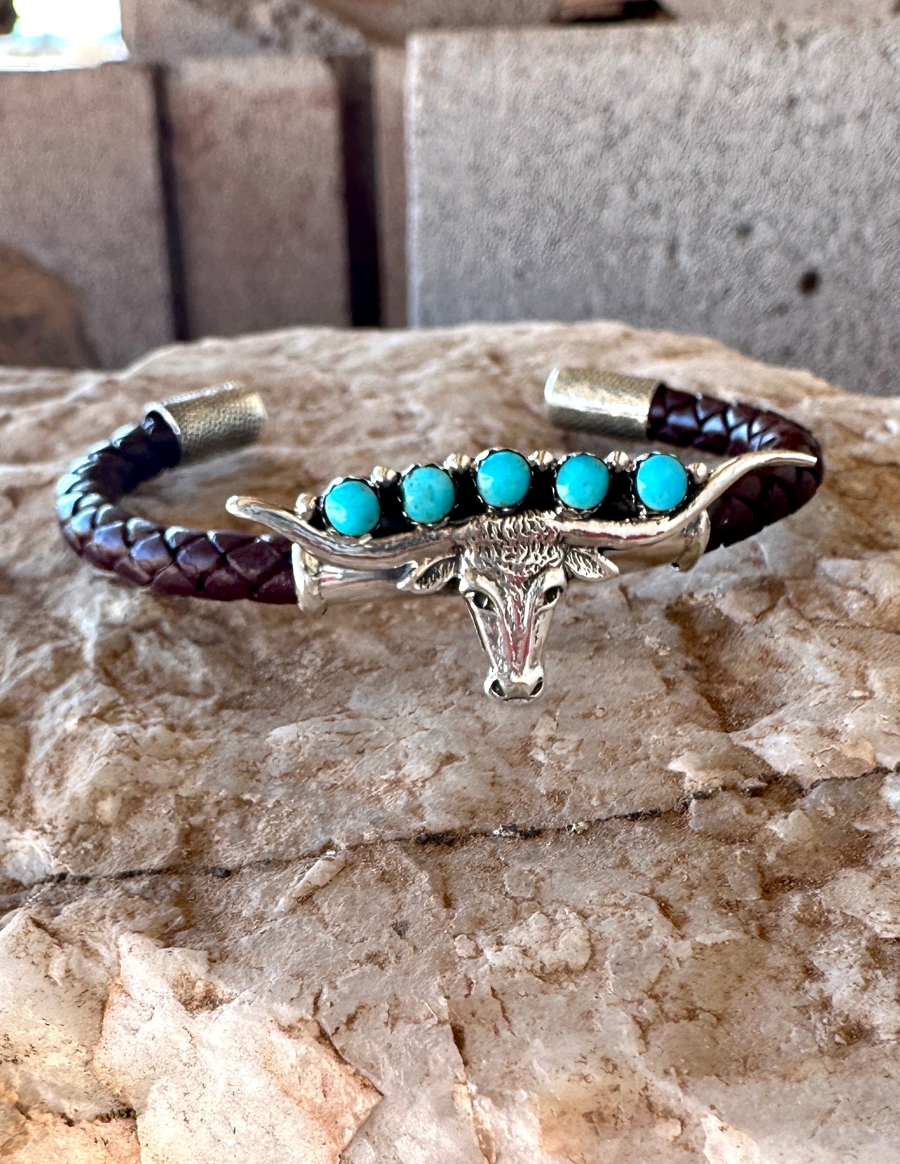 Till The Cows Come Home Leather Cuff