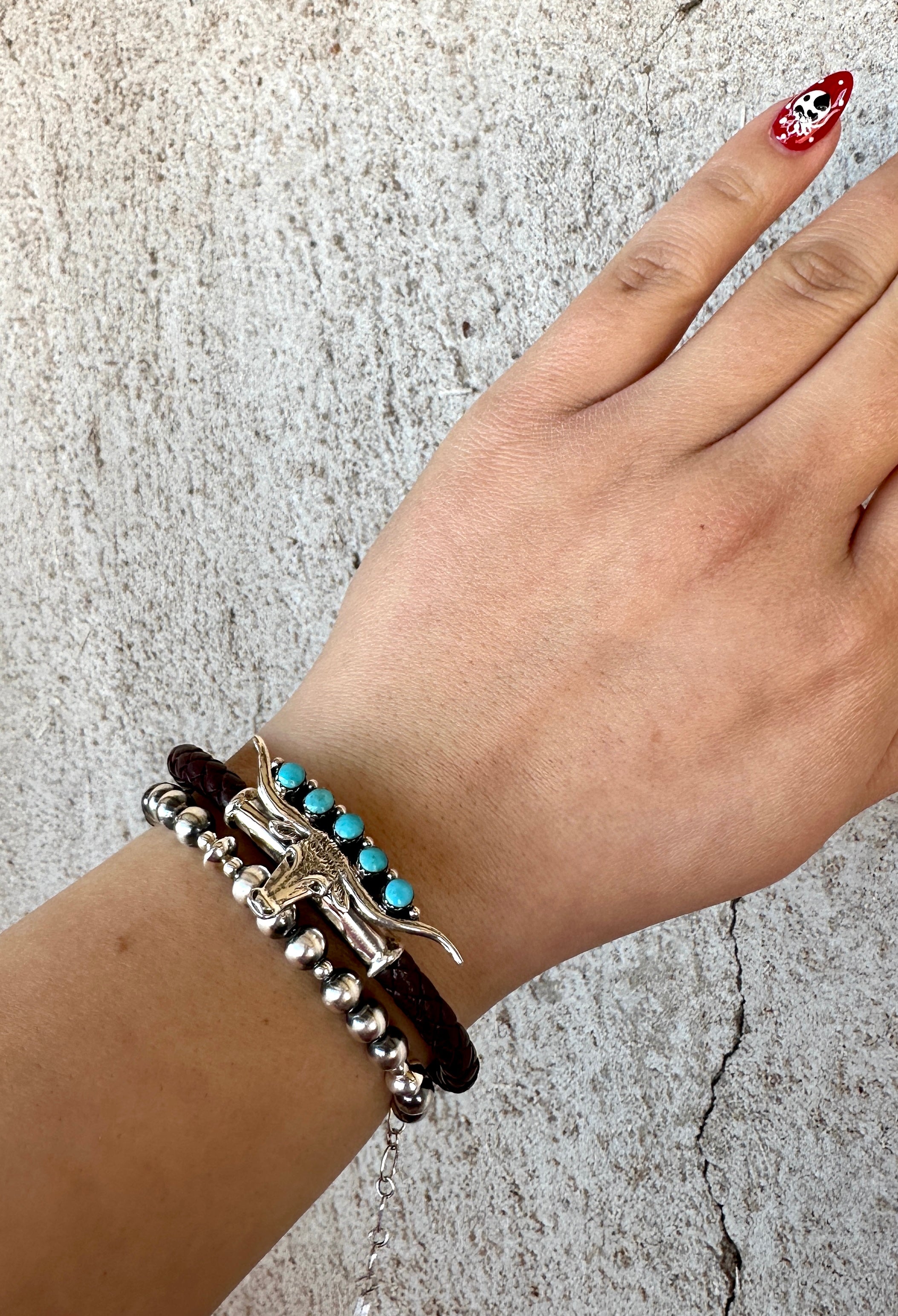 Till The Cows Come Home Leather Cuff