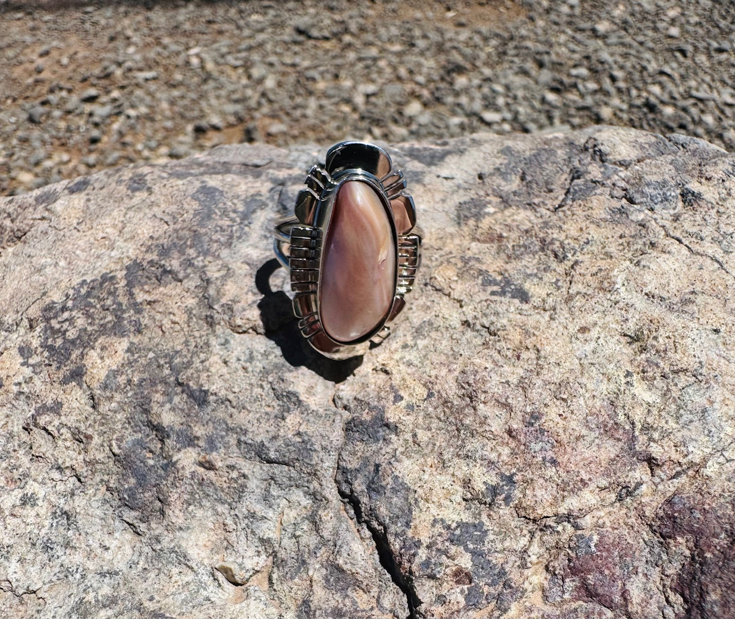 Pink Shell Ring