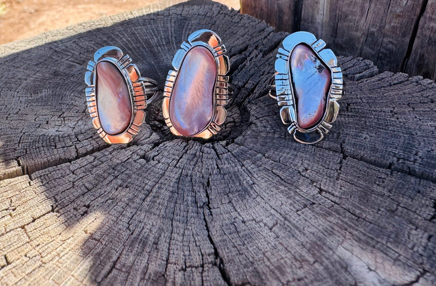 Pink Shell Ring
