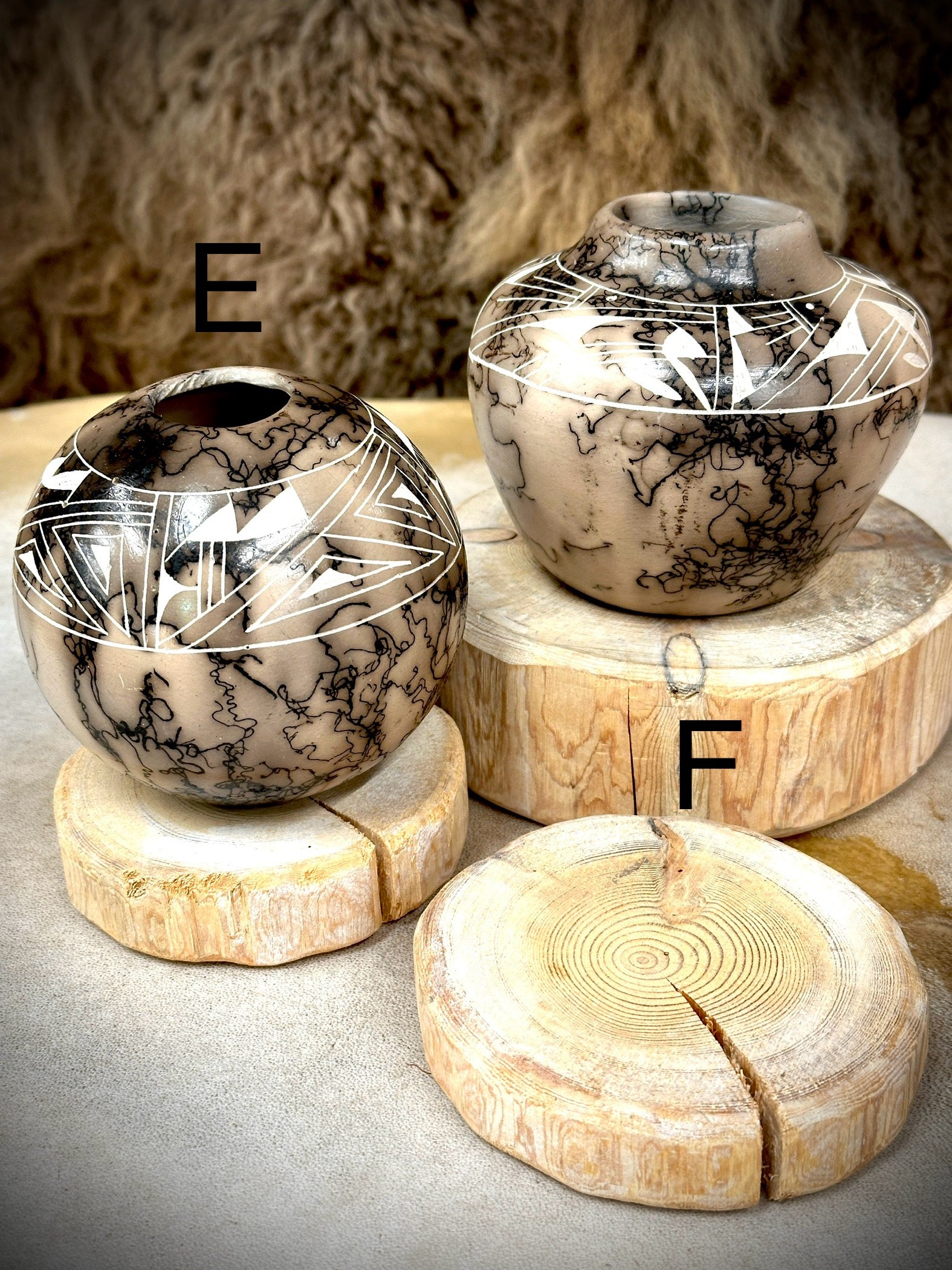 Horse Hair Pots