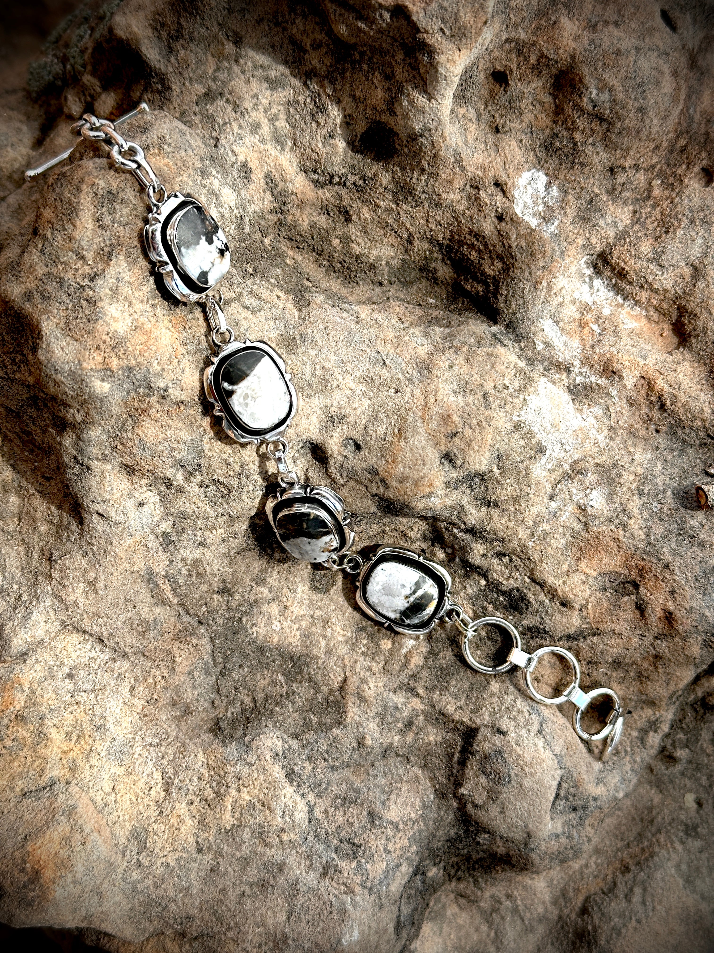 White Buffalo Link Bracelet