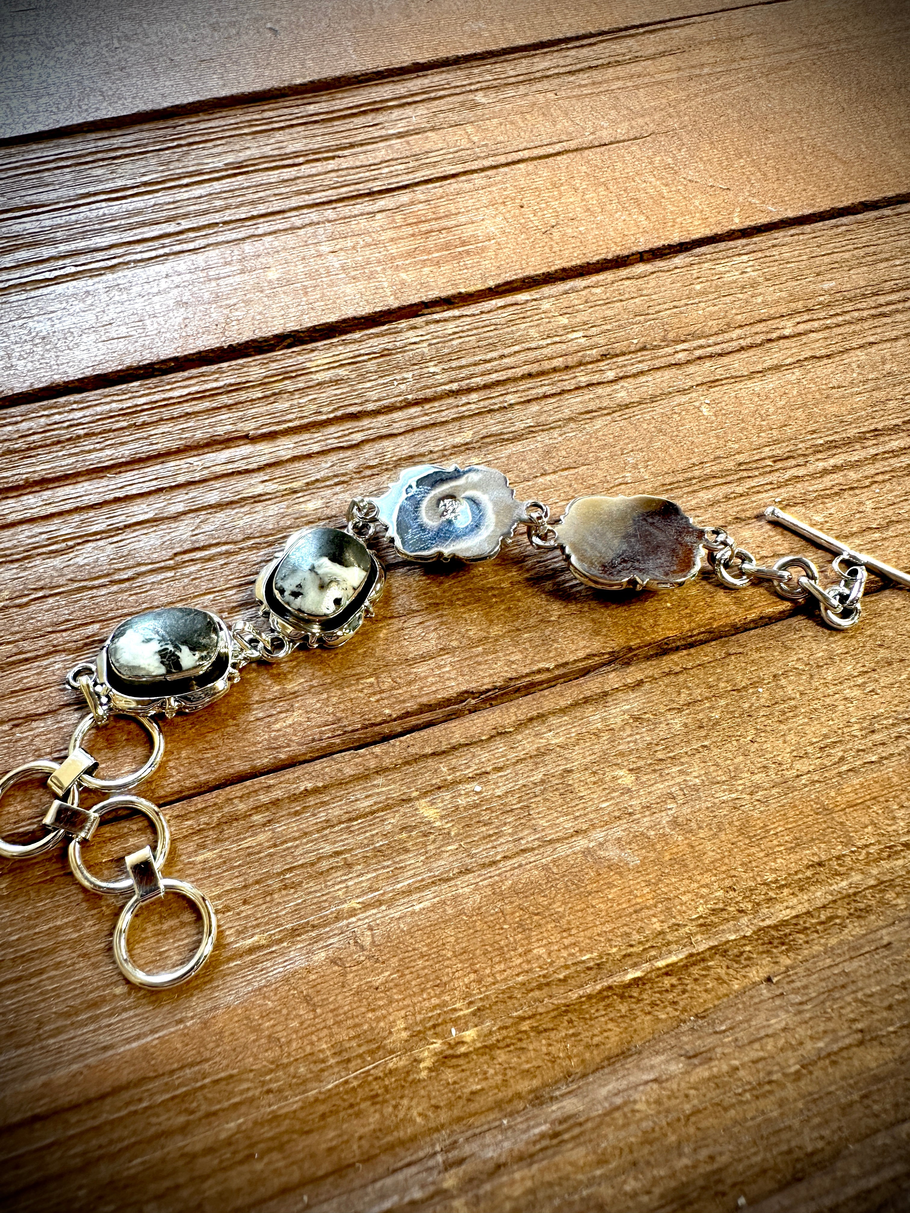White Buffalo Link Bracelet