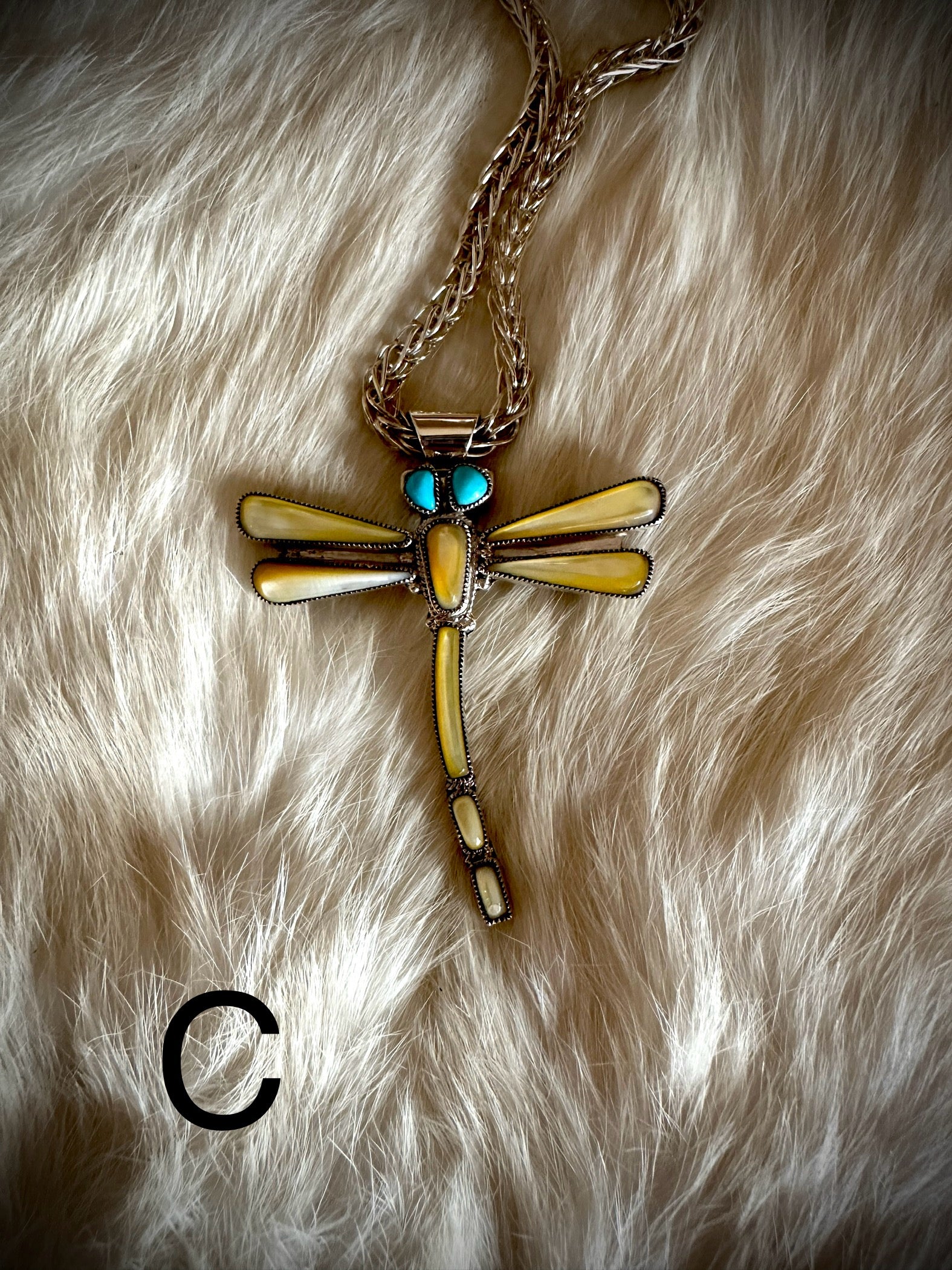 Odonata Dragonfly Pendants on Handmade Chain