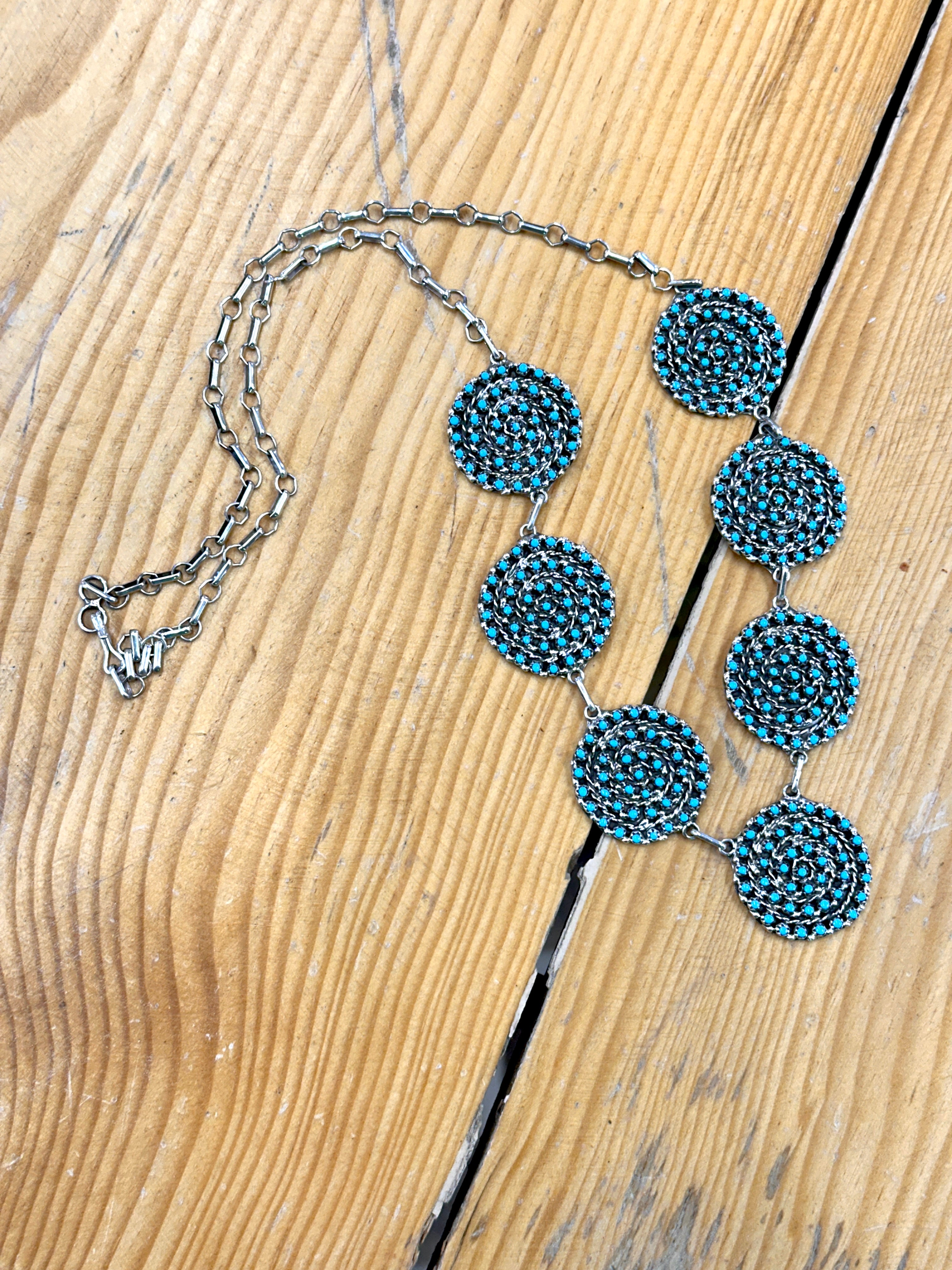 Sign O' The Times Zuni Necklace