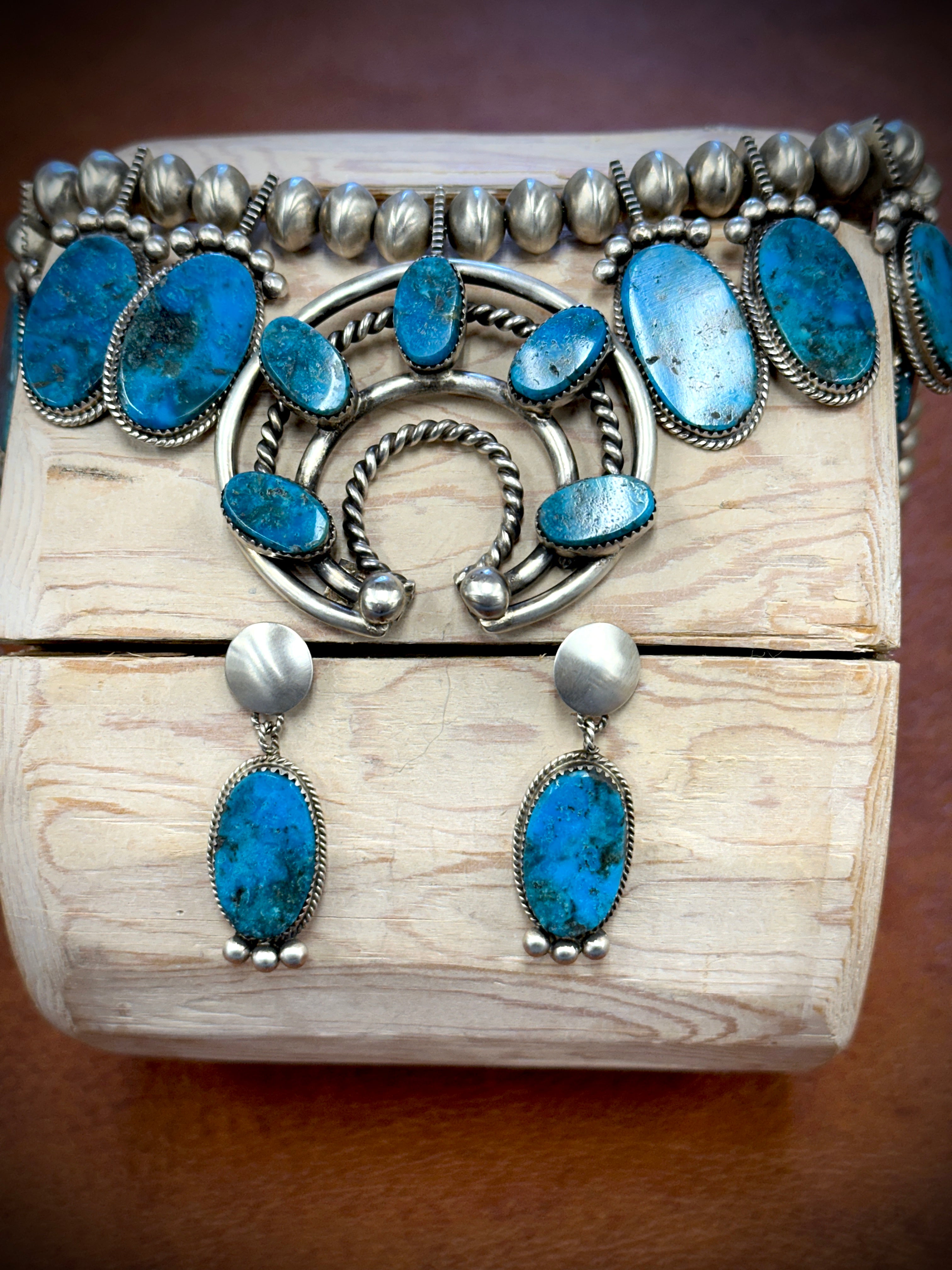 Bring On The Rain Squash Necklace and Earring Set