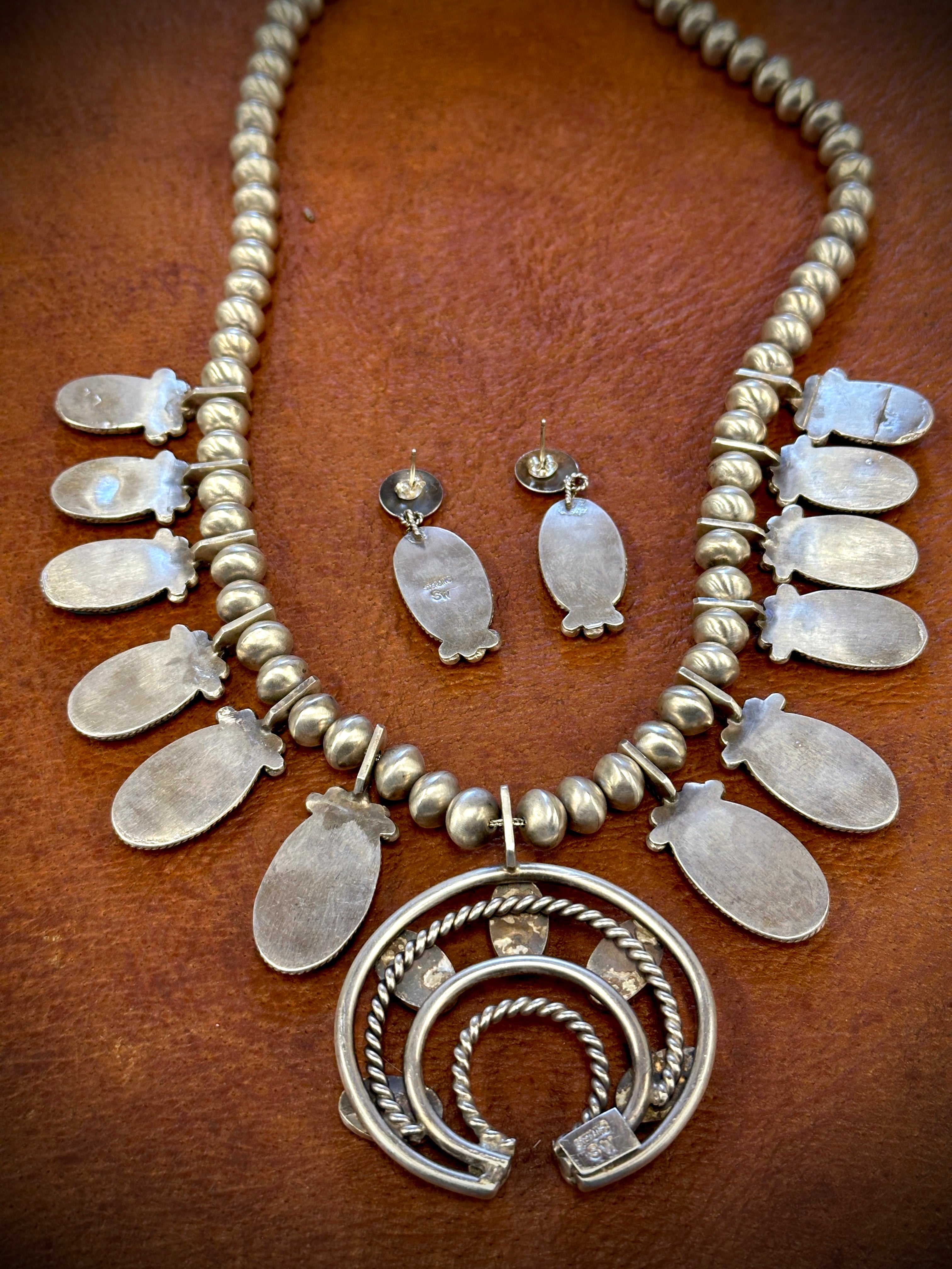 Bring On The Rain Squash Necklace and Earring Set
