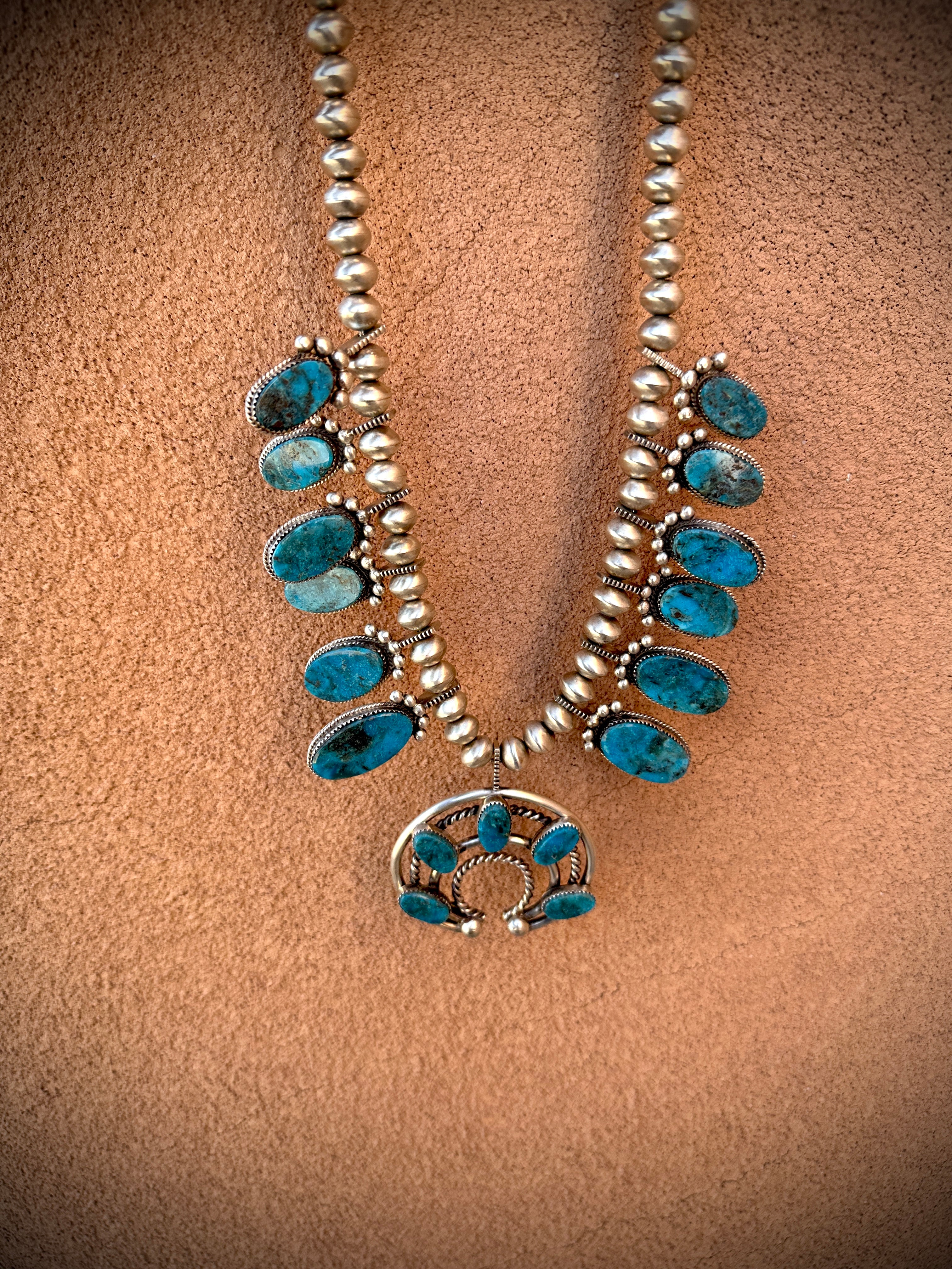 Bring On The Rain Squash Necklace and Earring Set