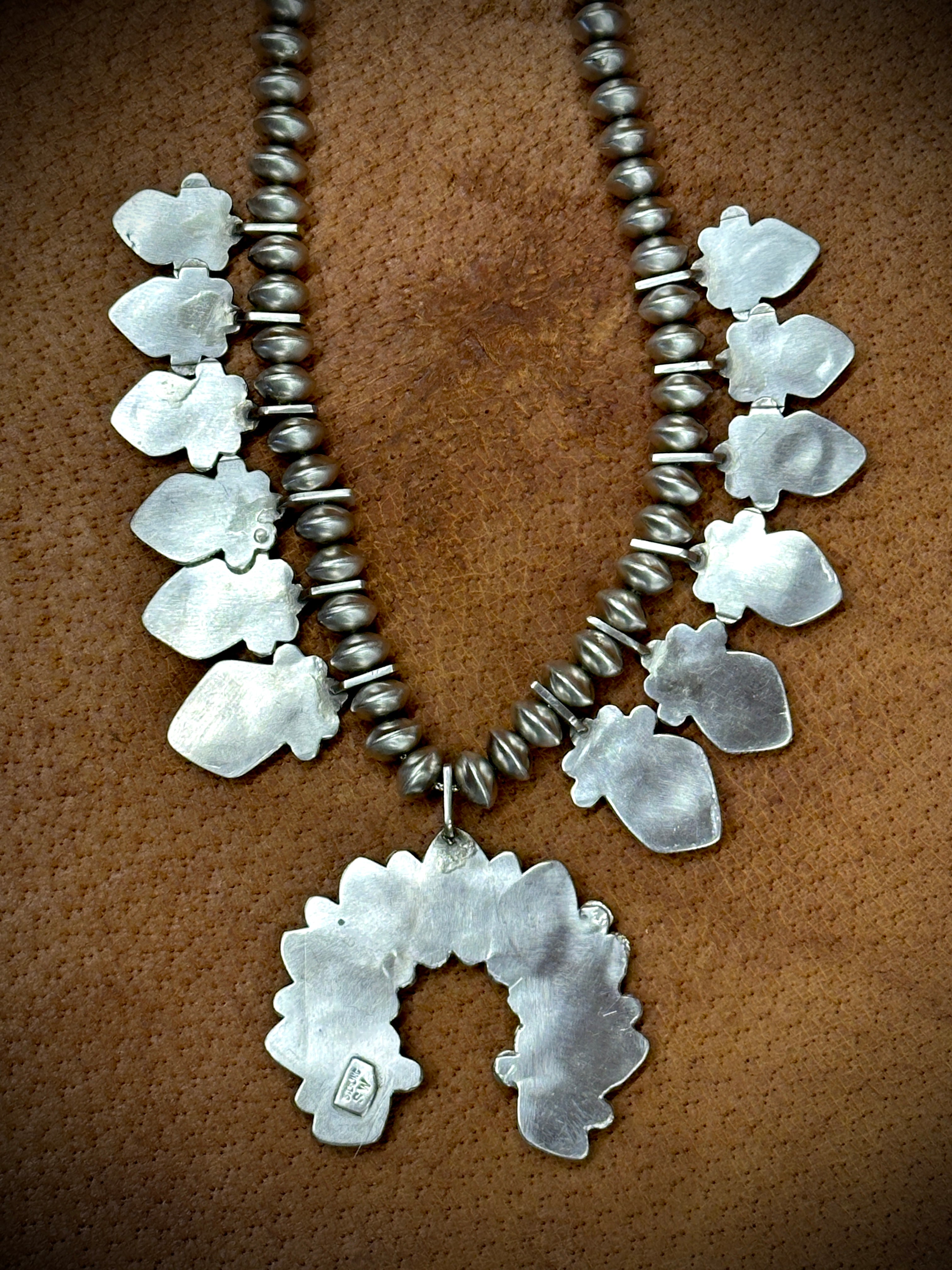 Let Yourself Go Turquoise Squash Necklace and Earring Set