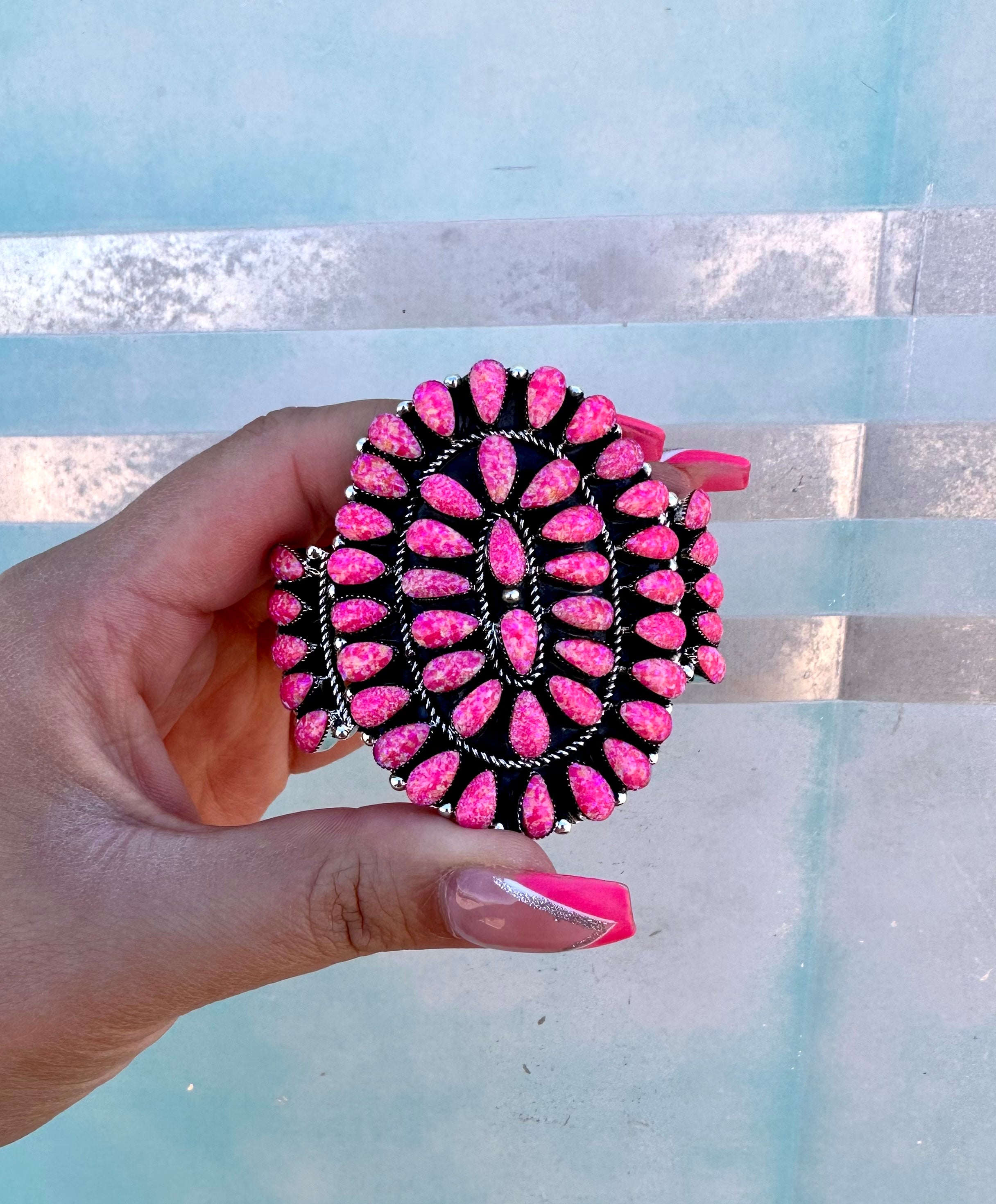 Classic Cluster With A Barbie Twist