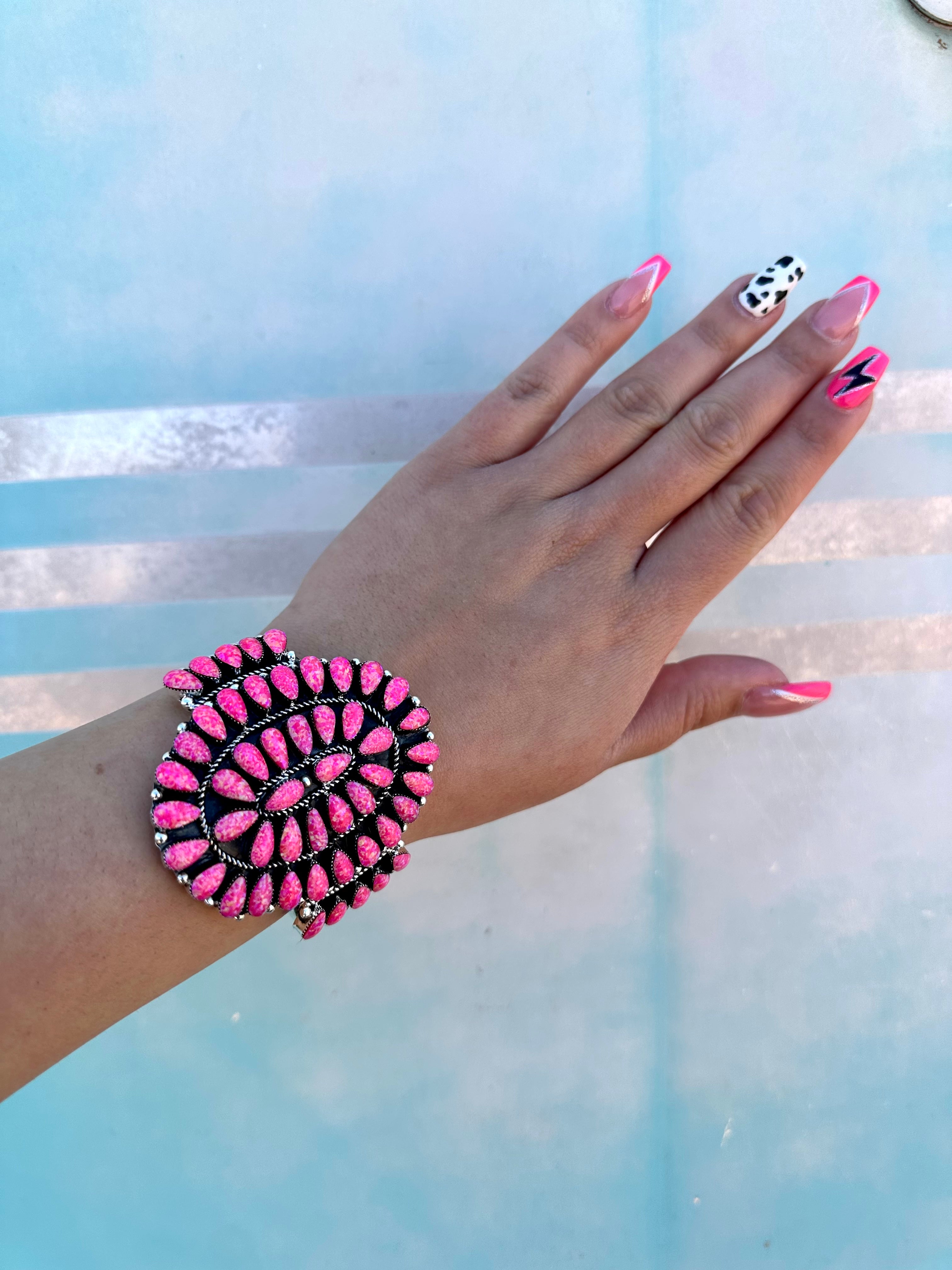Classic Cluster With A Barbie Twist