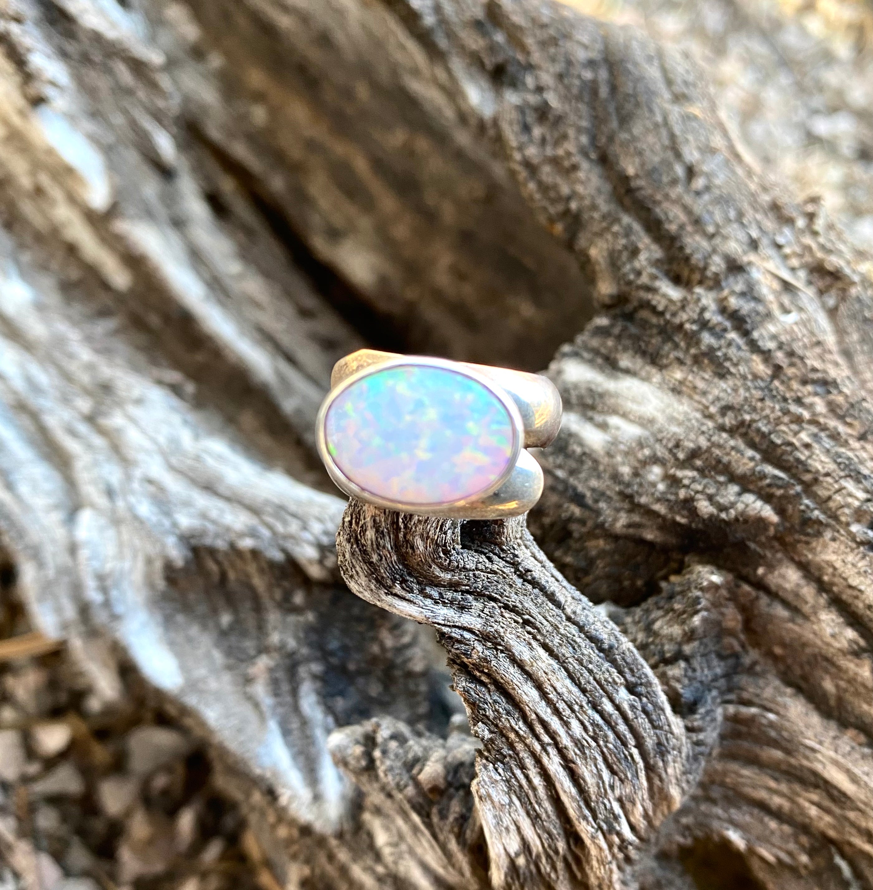 Dreaming of You Opal Ring from the Rogers Collection
