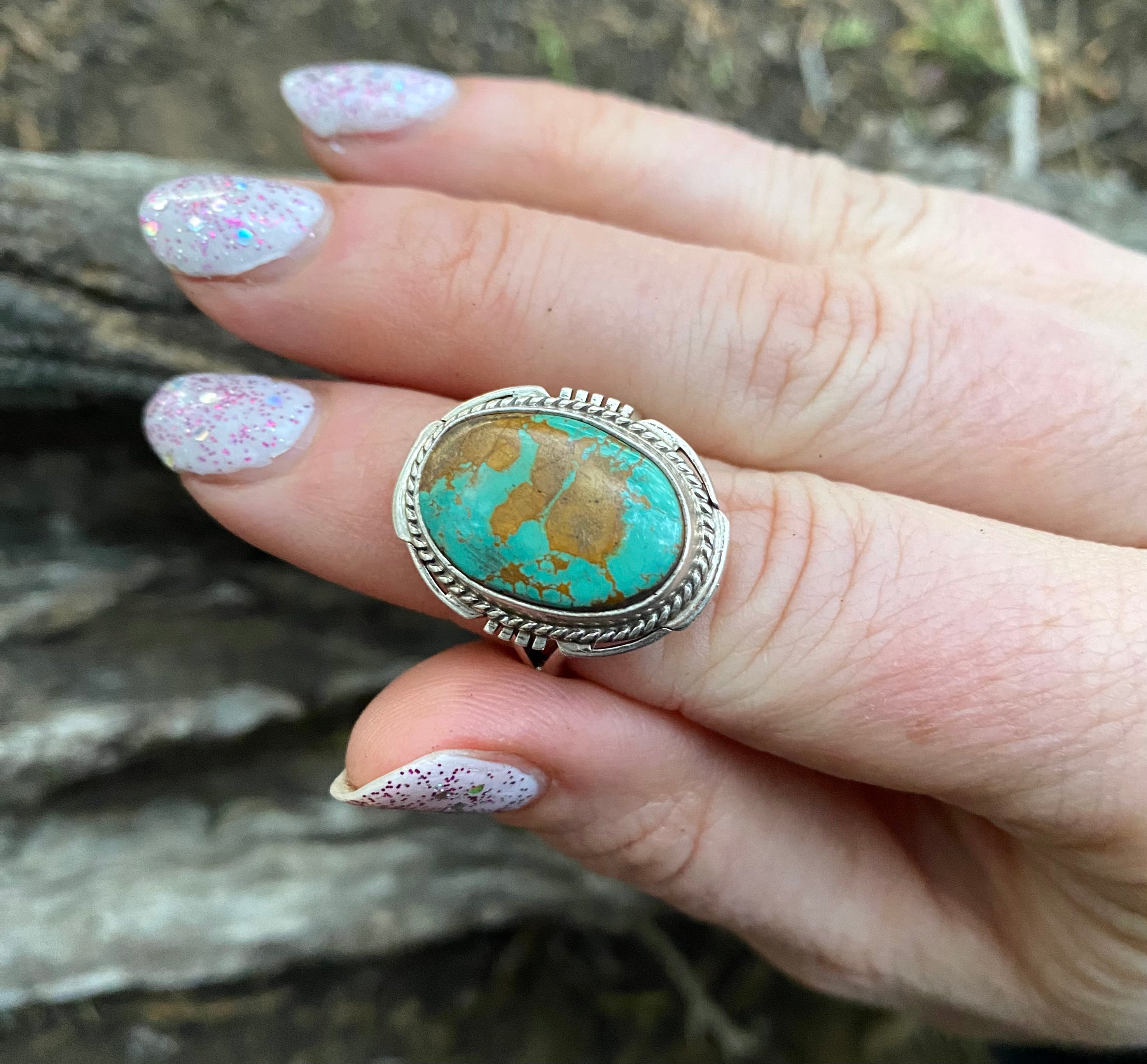 My World Nevada Turquoise Ring From The Rogers Collection