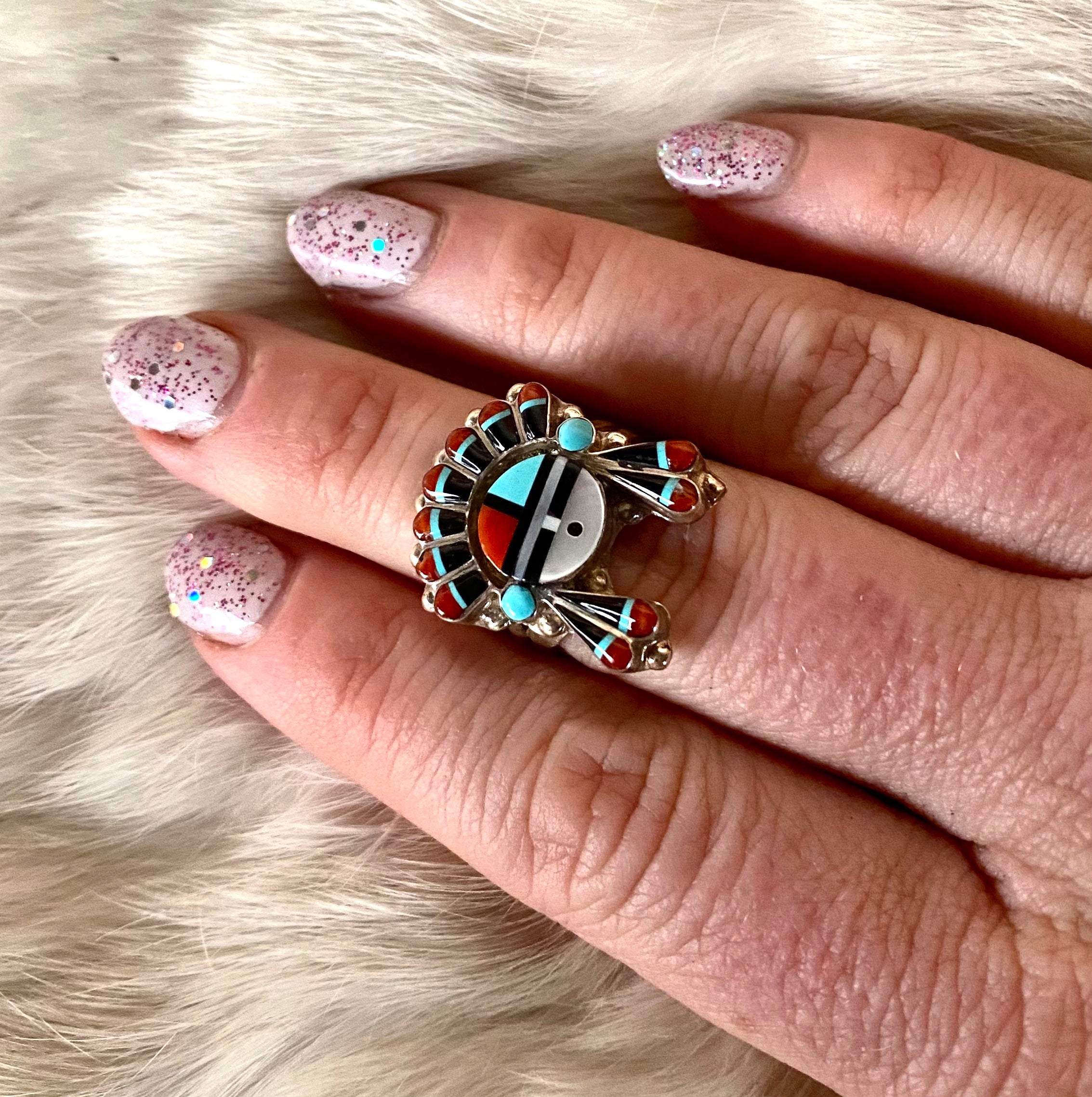 Zuni Chief Ring From The Rogers Collection