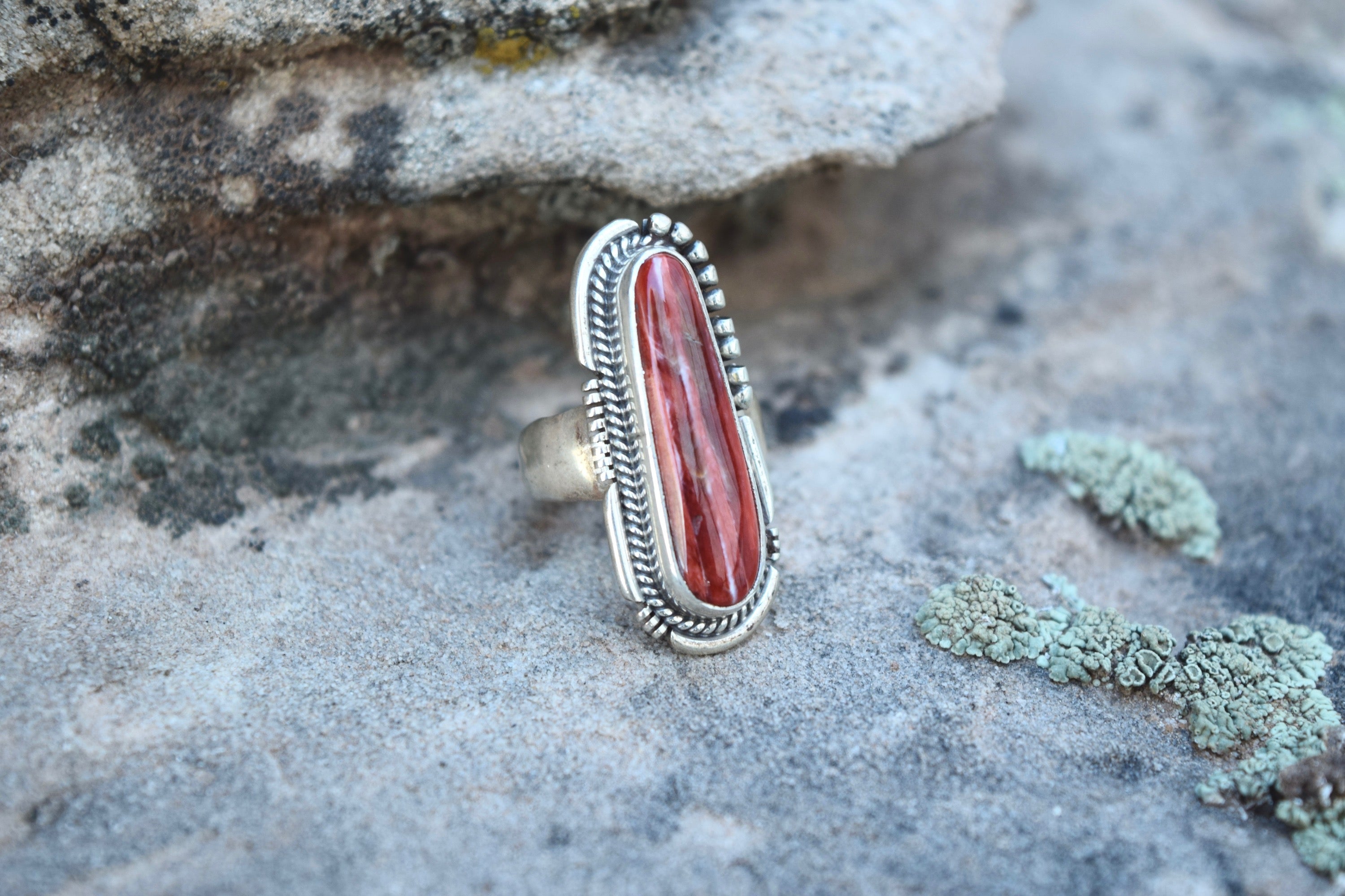 MEDITERRANEAN CORAL RING FROM THE RODGERS COLLECTION