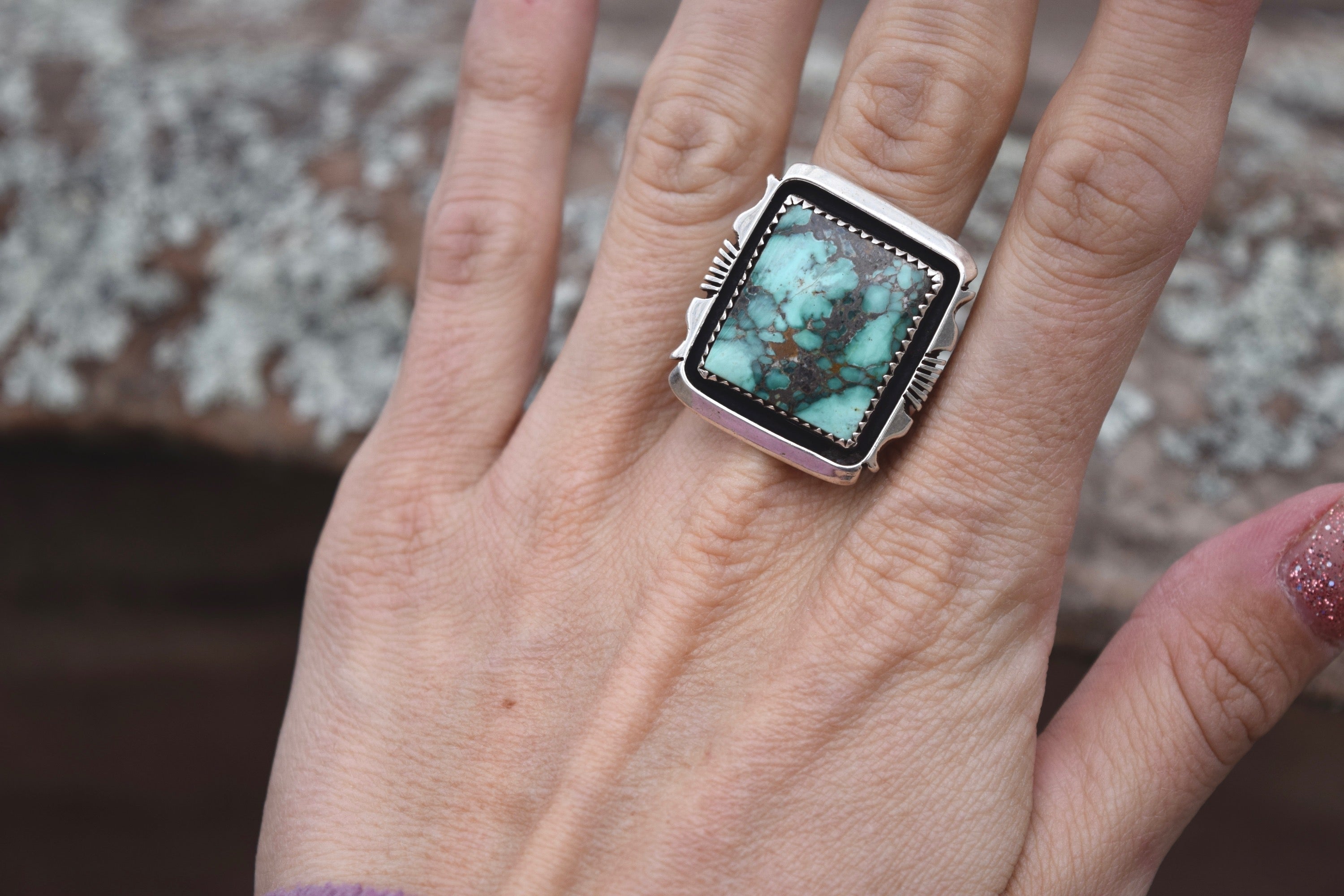 SQUARE CRAFTED RING FROM THE RODGERS COLLECTION