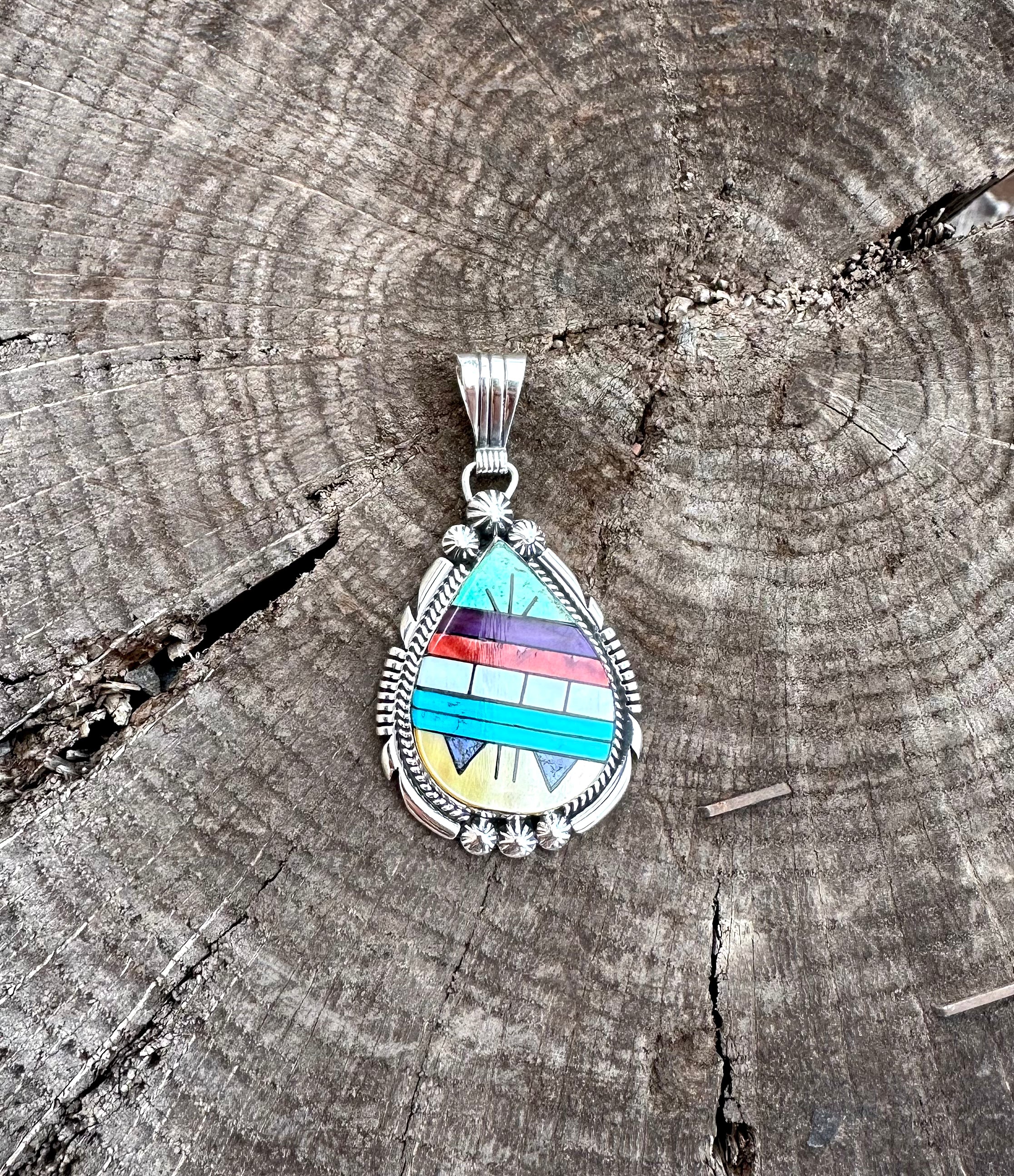 Vintage Zuni Pendant from the Rodgers Collection