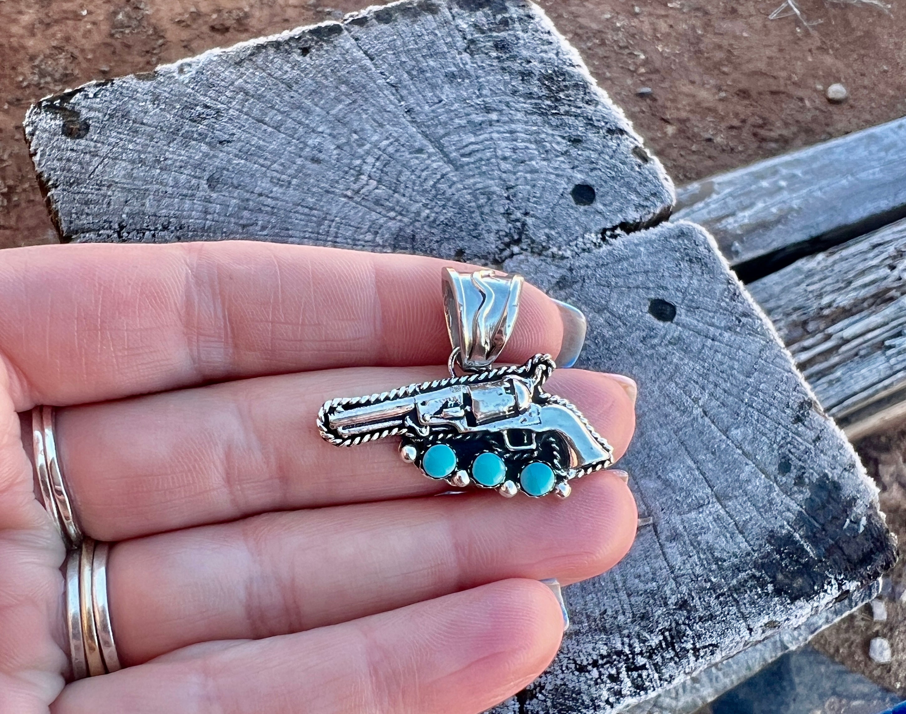 YEEYEE BANGIN' Pistol Pendant