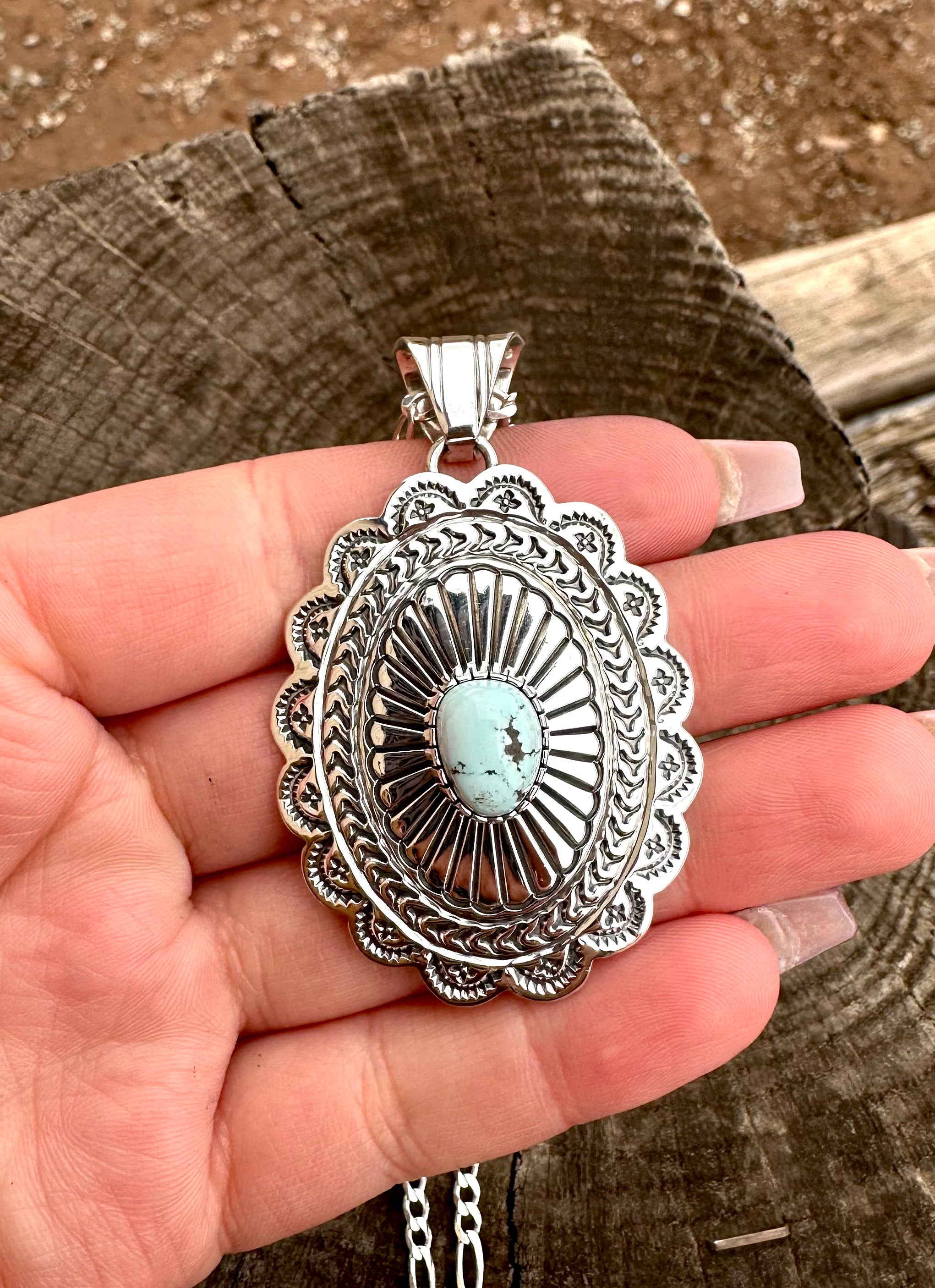 Dry Creek Single Stone Necklace from the Rodgers Collection