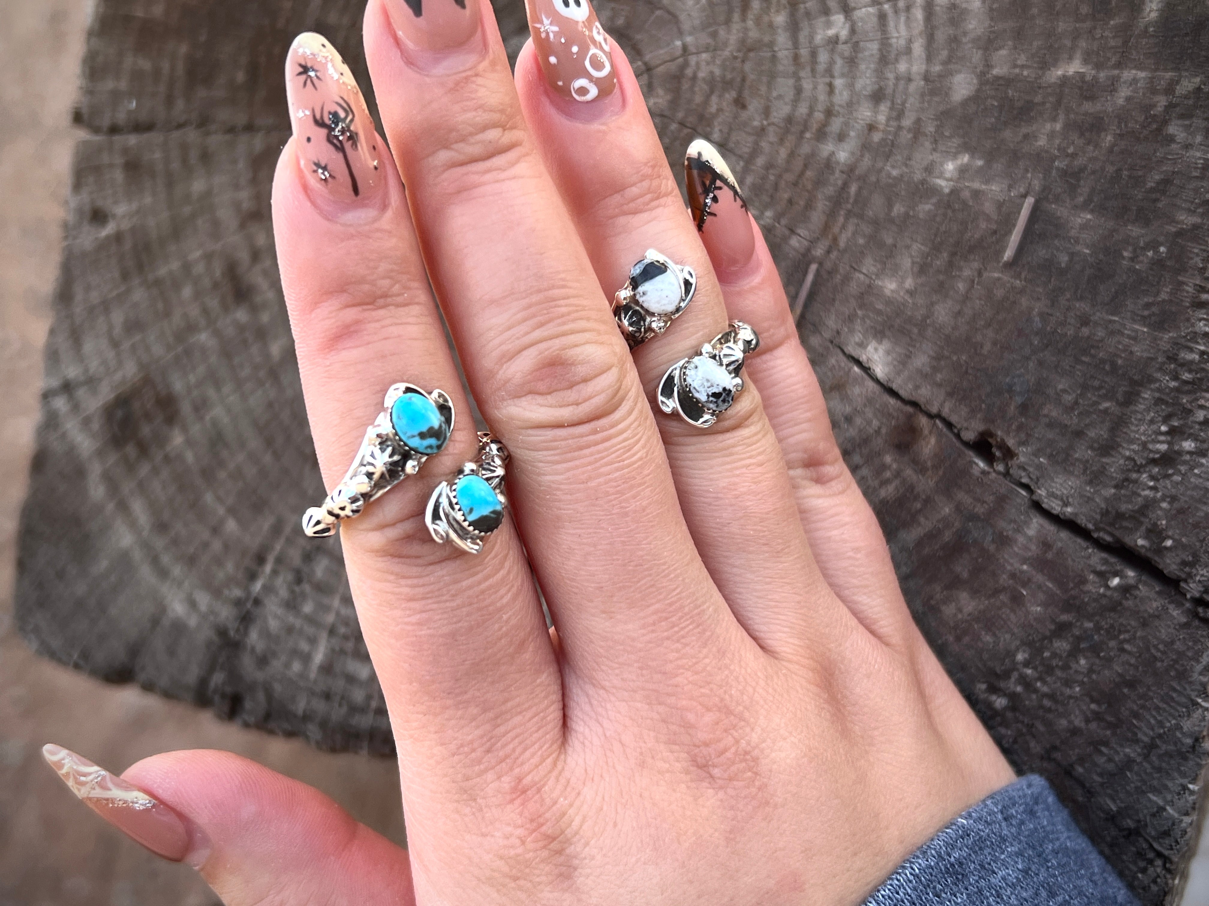 Wrap Around Star Ring Navajo Artist David Lopez