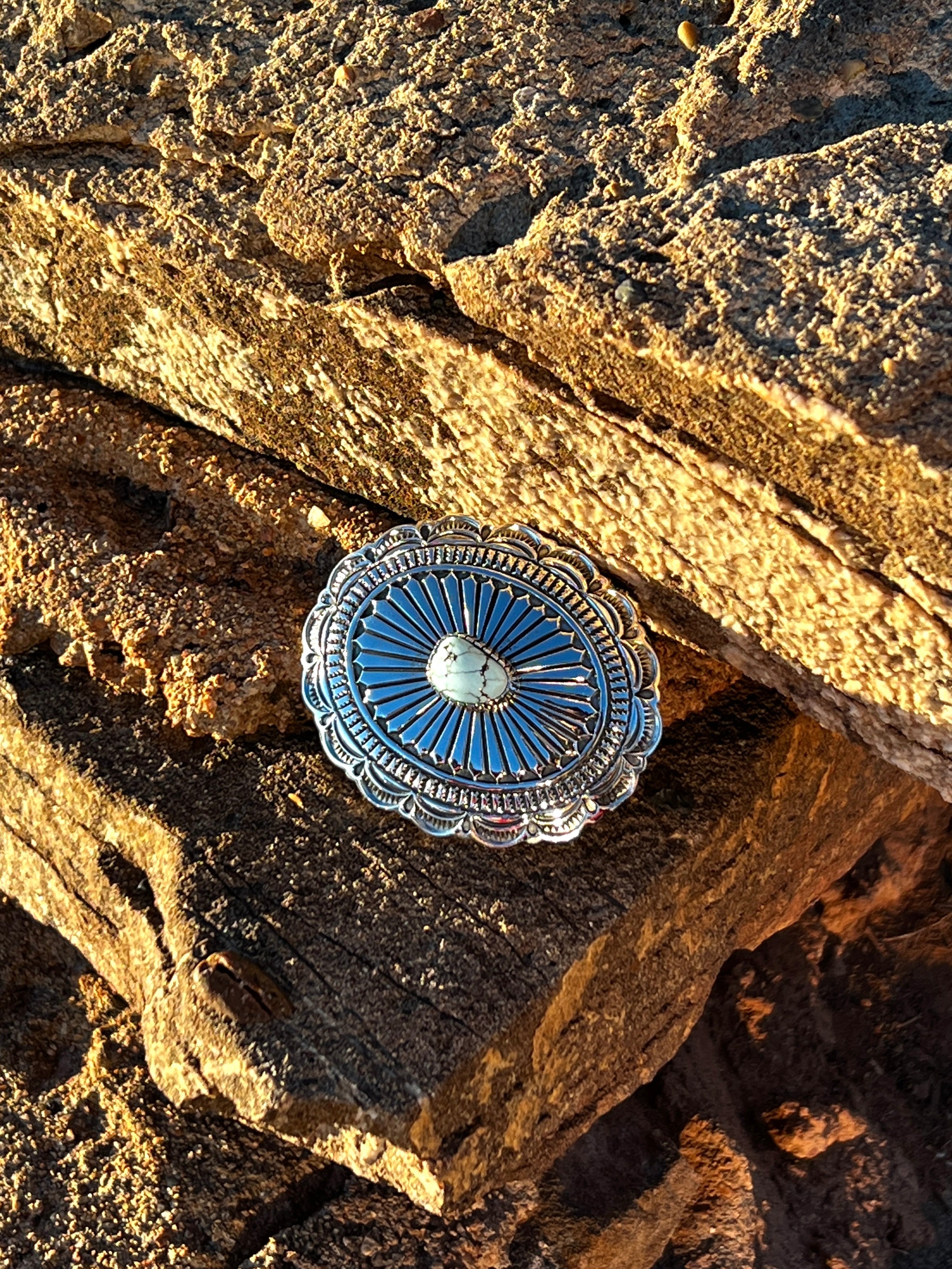 Rodgers Collection Dry Creek Turquoise Belt Buckle