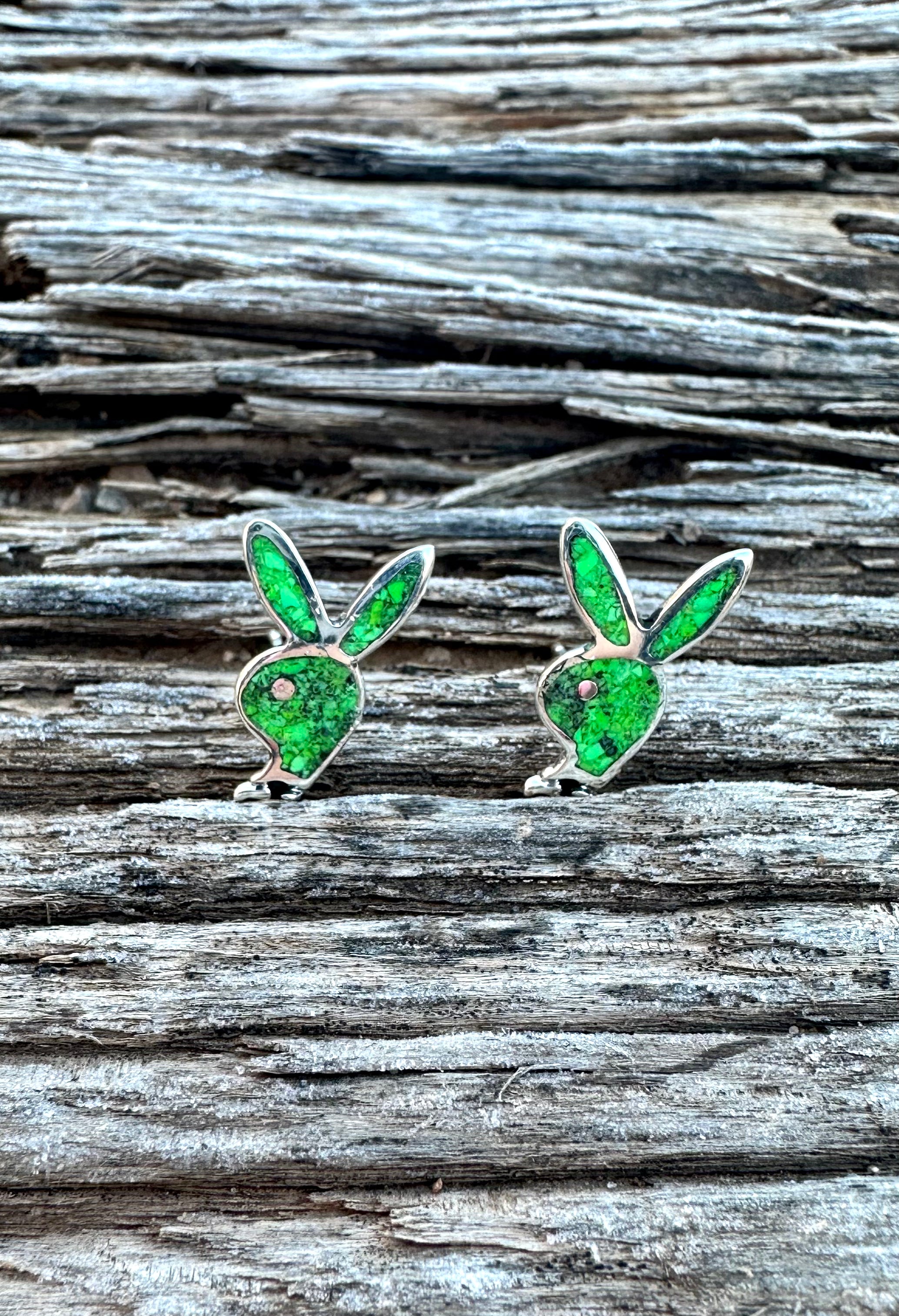 Hey Miss Buckle Bunny Earrings