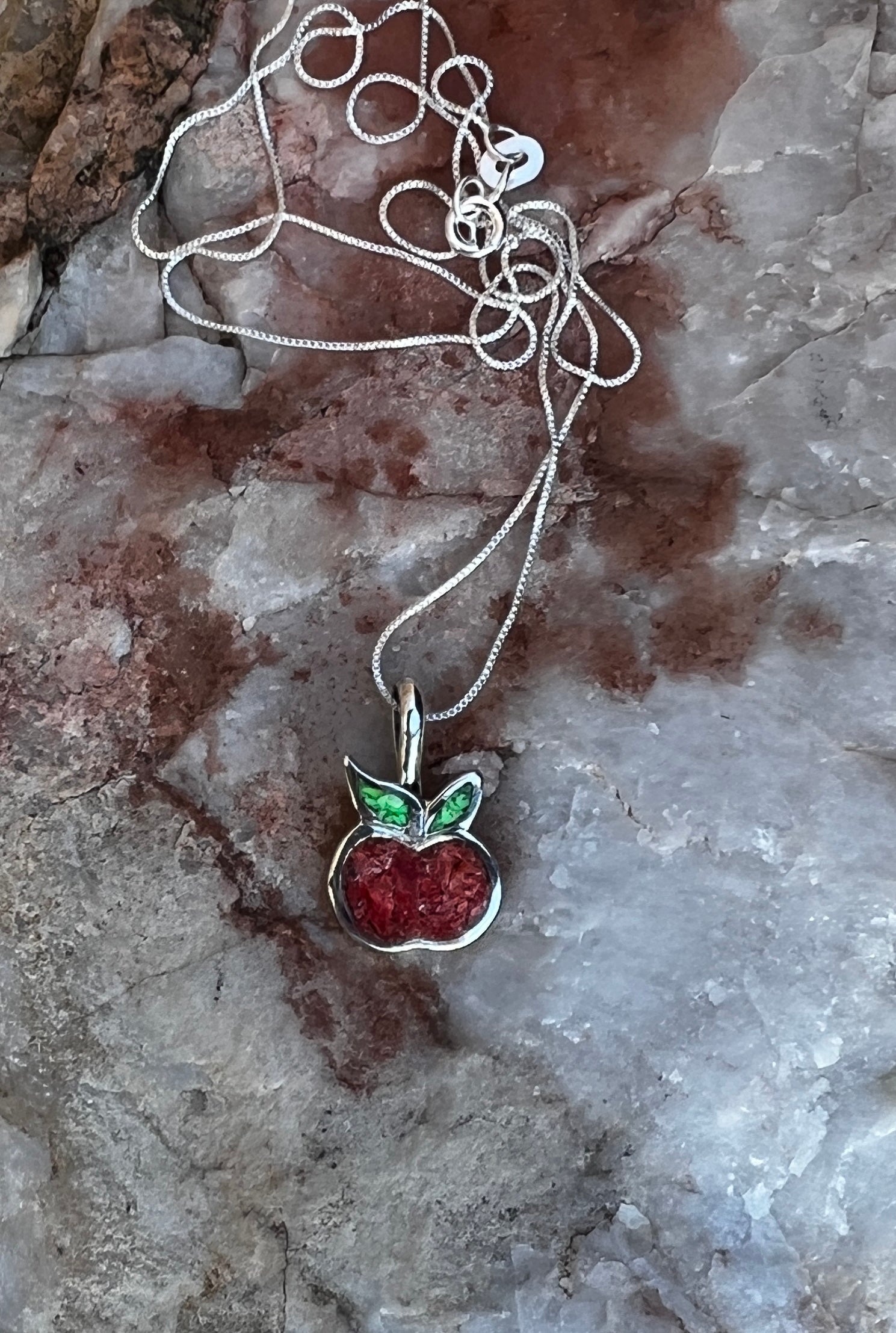 Apple a day pendant