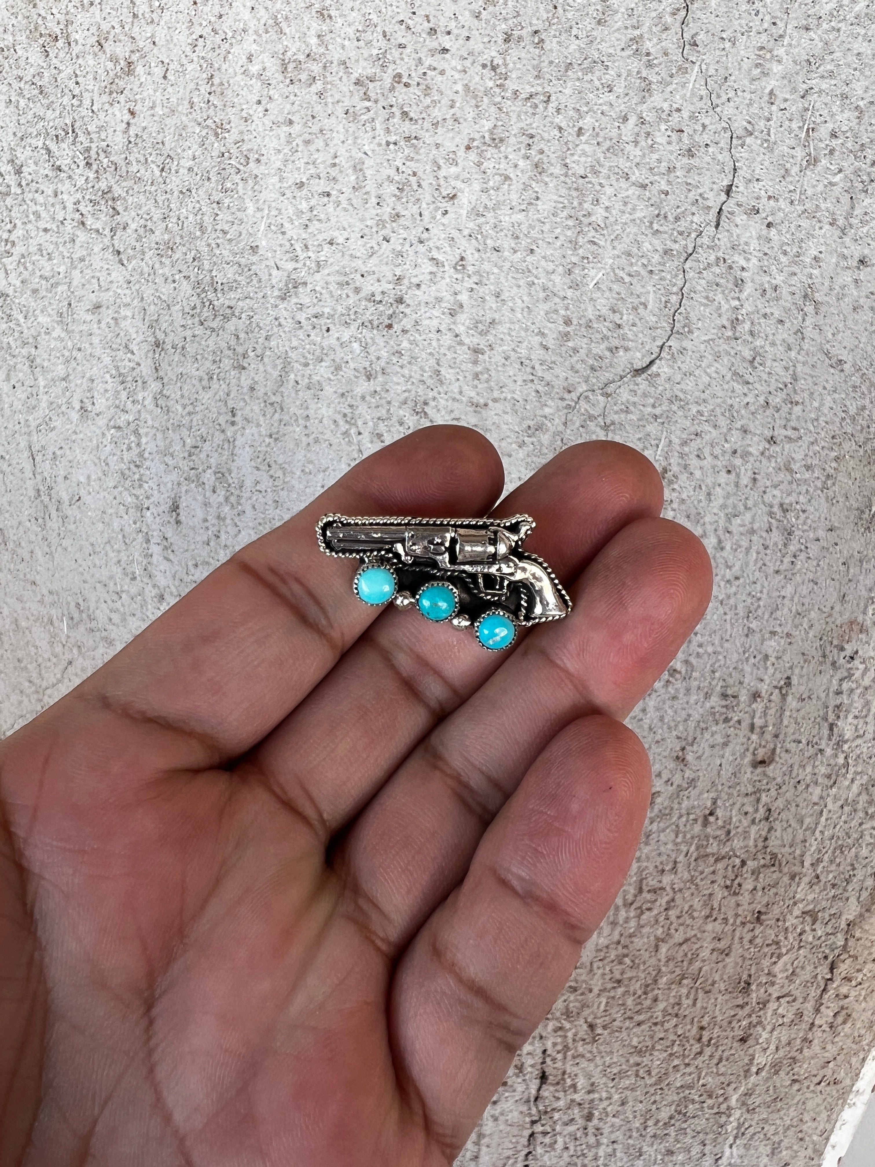 YEEYEE Bangin' Pistol Hat Pin or Tie Tac