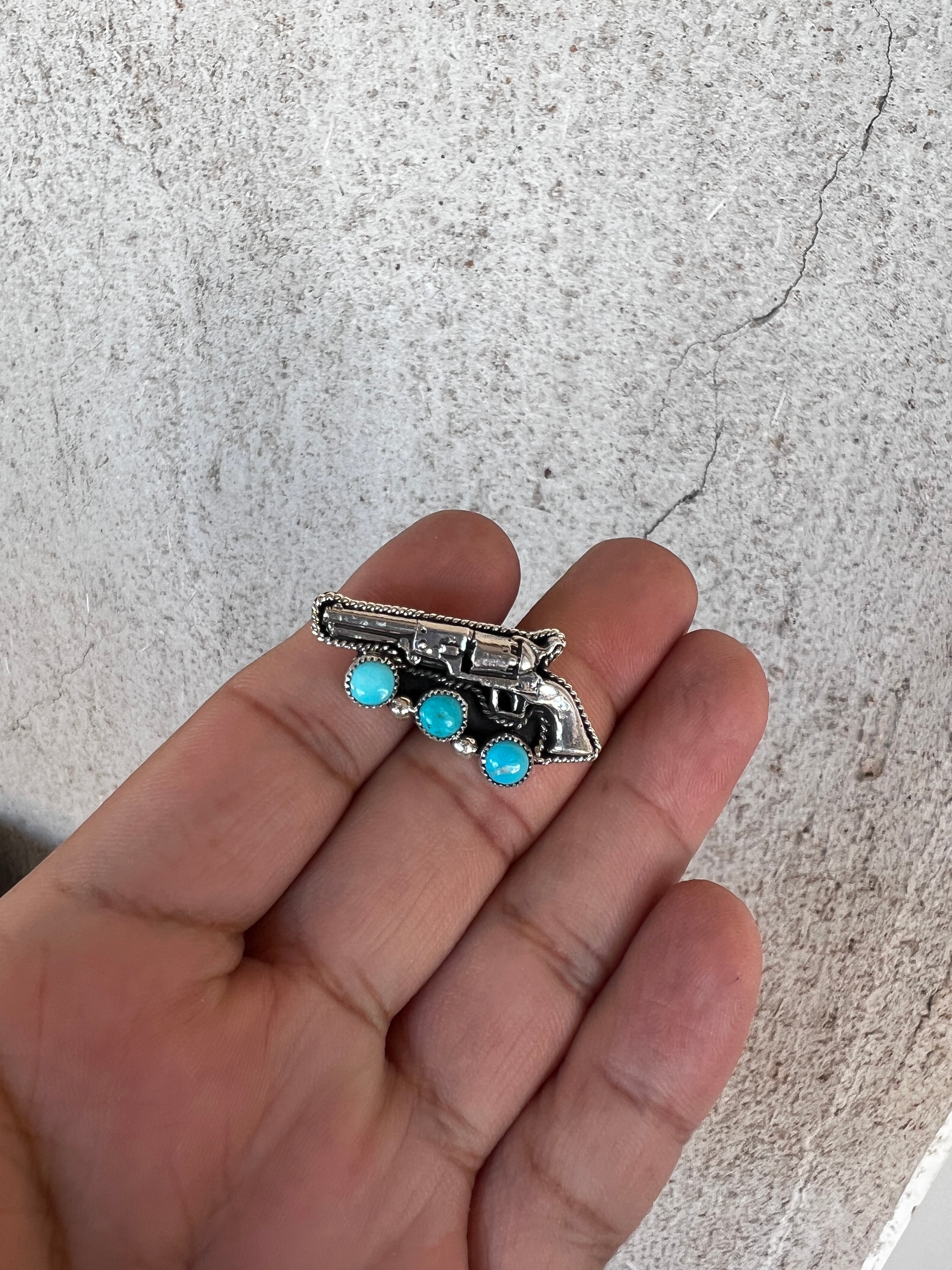 YEEYEE Bangin' Pistol Hat Pin or Tie Tac