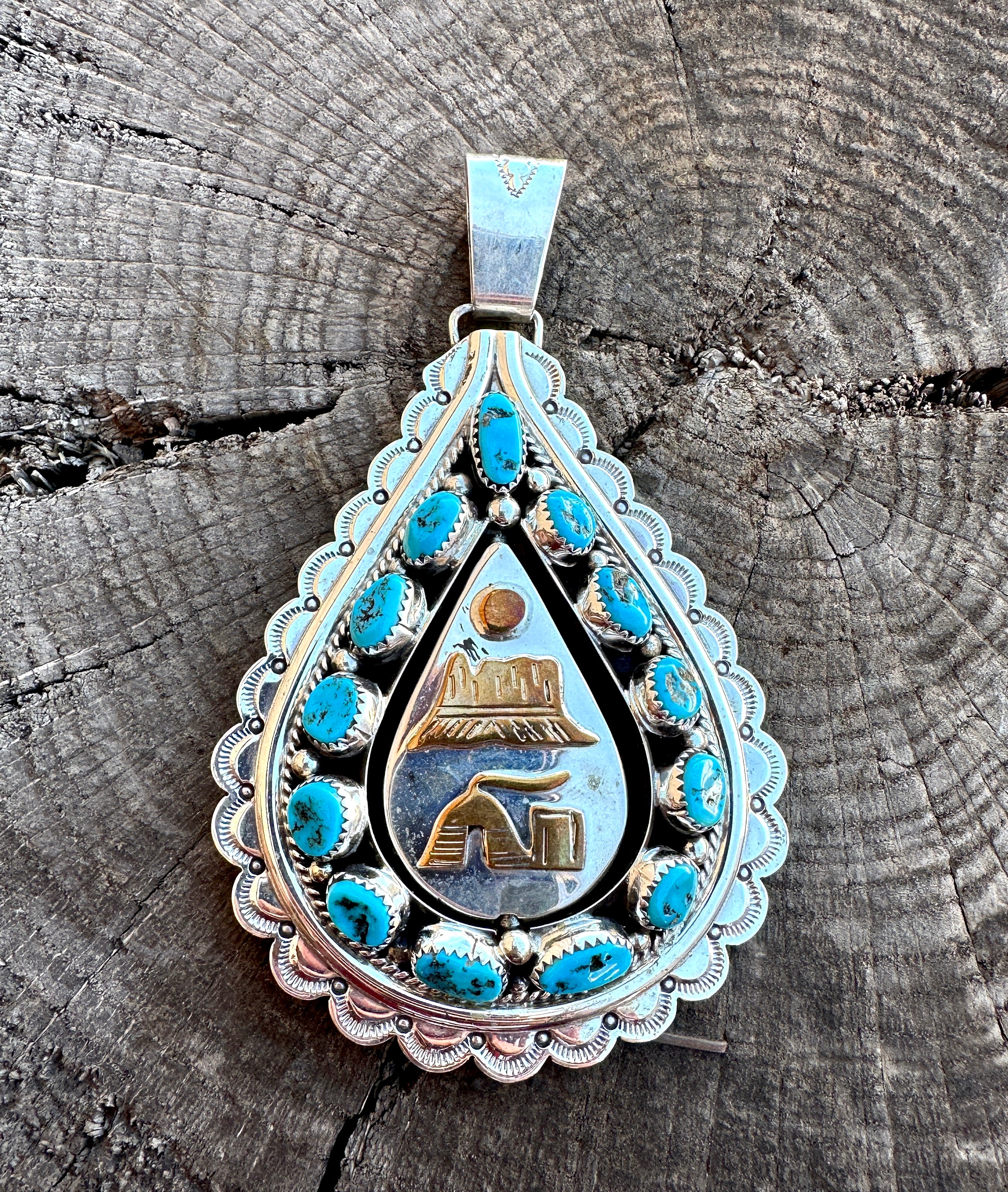 The Hidden Village Pendant from Rodgers Estate Collection