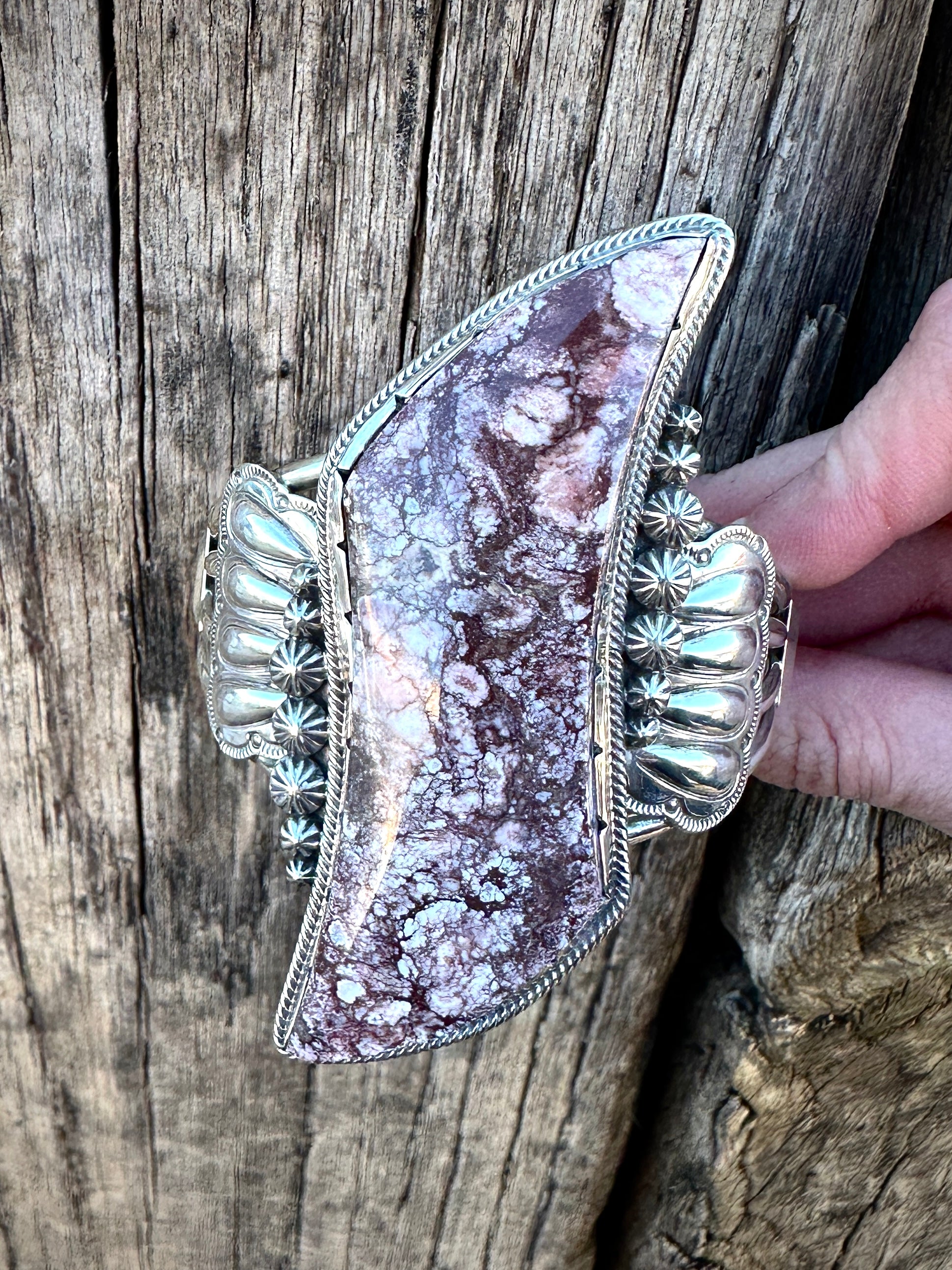 Vintage Wild Horse Wave Cuff from Rodgers Estate