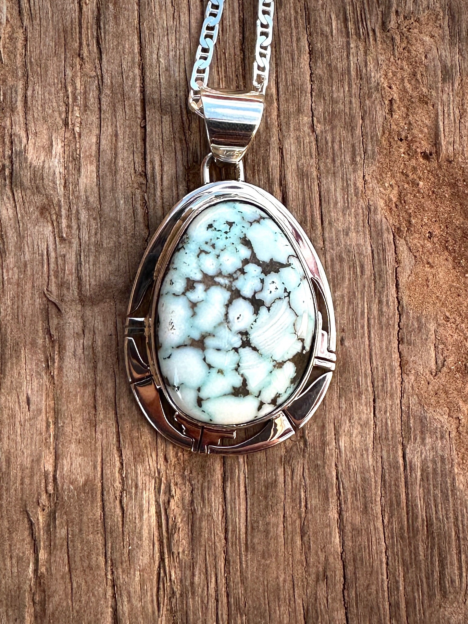 Traditional Cut Out Dry Creek Necklace from the Rodger Collection