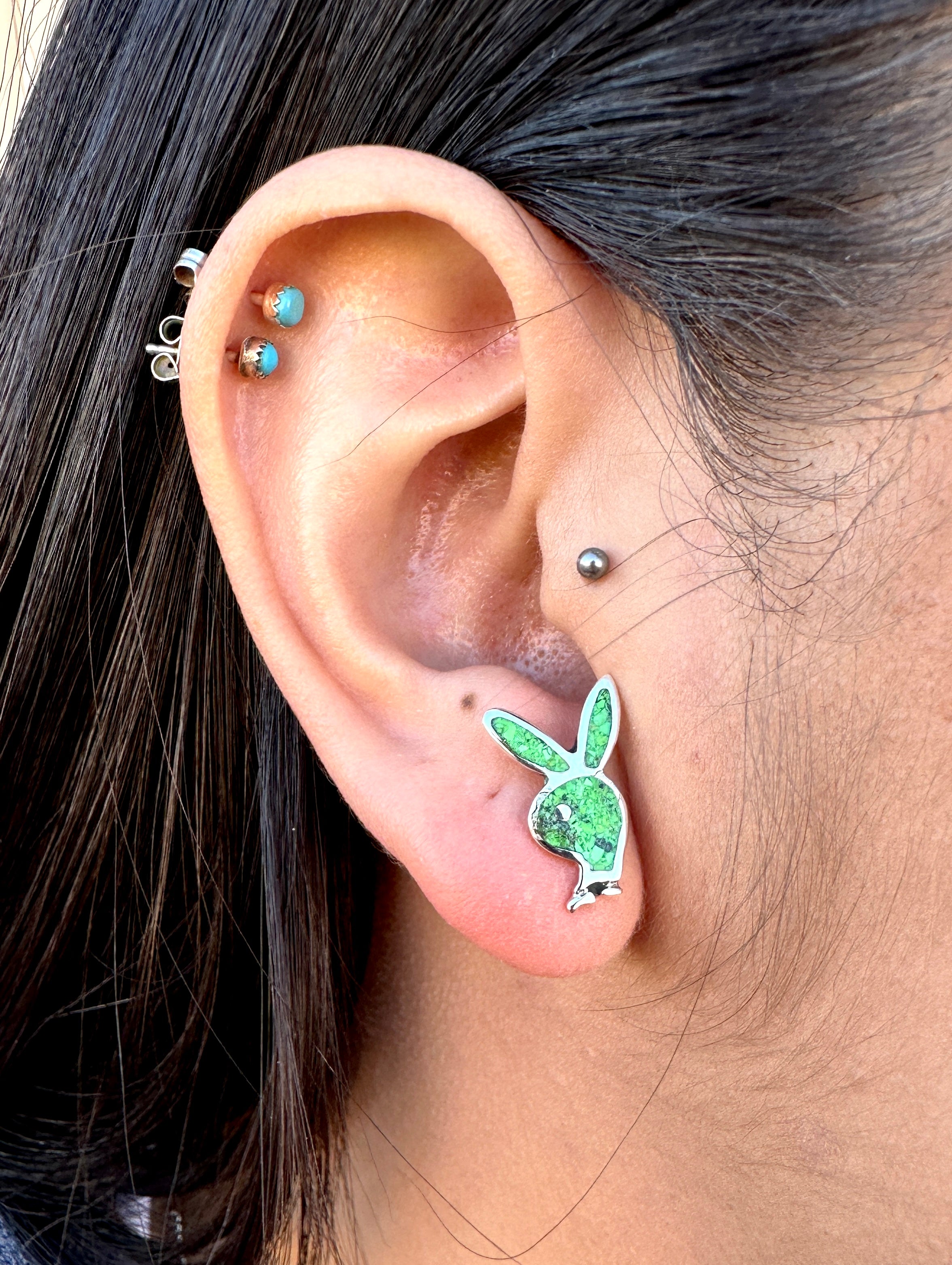 Hey Miss Buckle Bunny Earrings