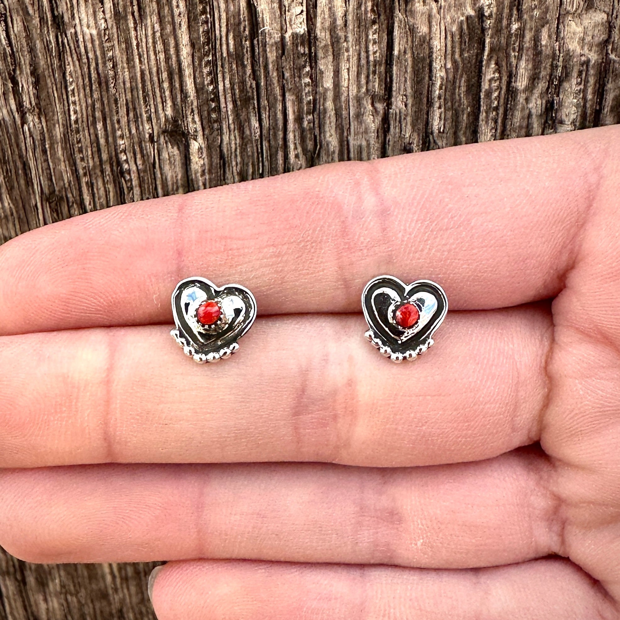 Cute Little Desert Heart Earrings
