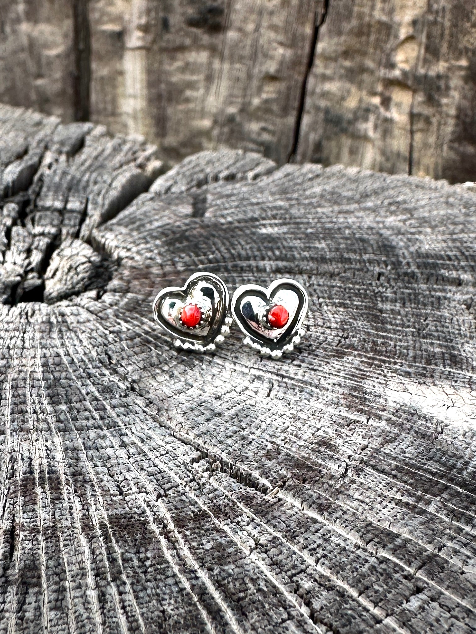 Cute Little Desert Heart Earrings