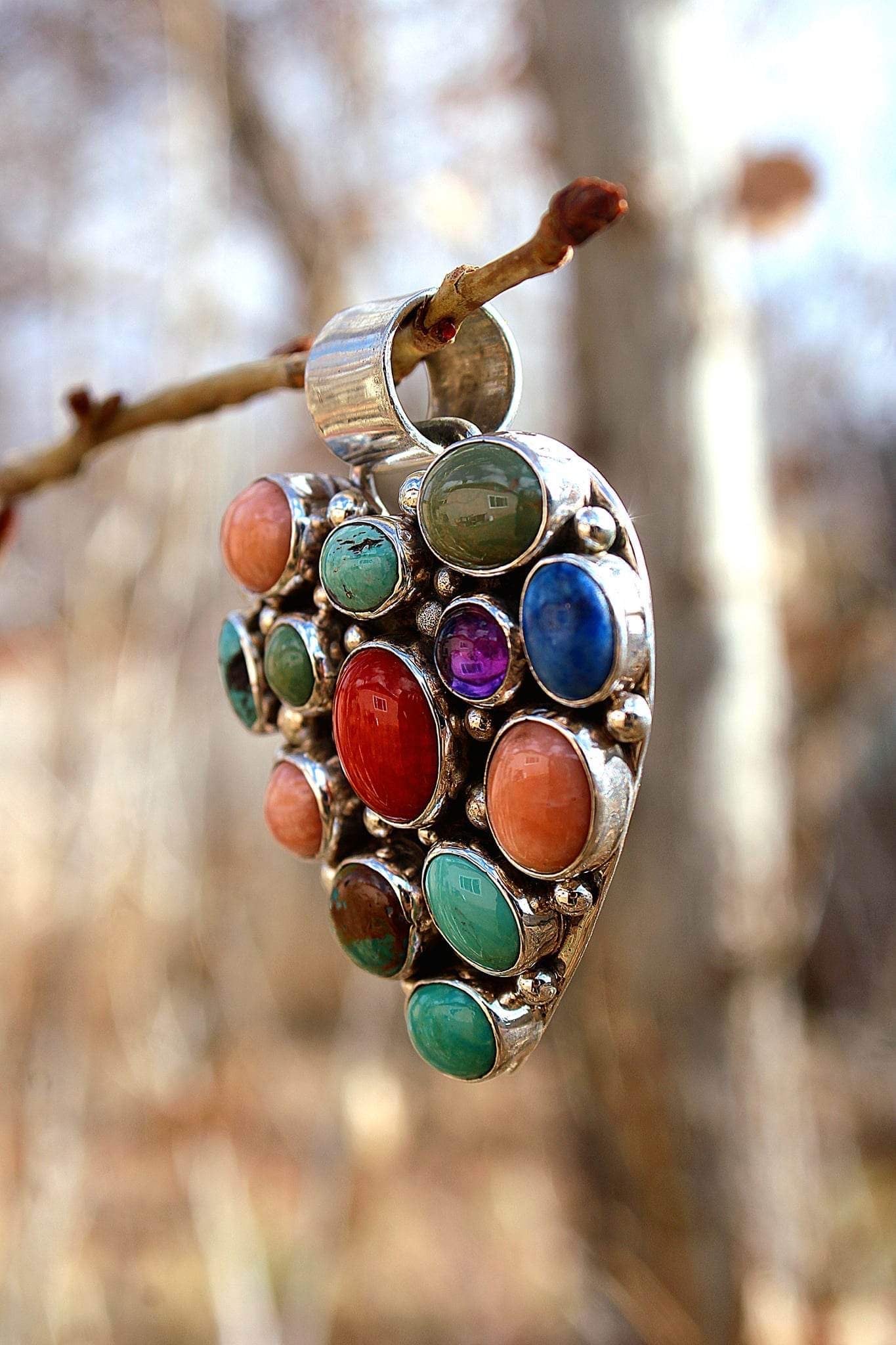 Colorful Heart Pendant❣️