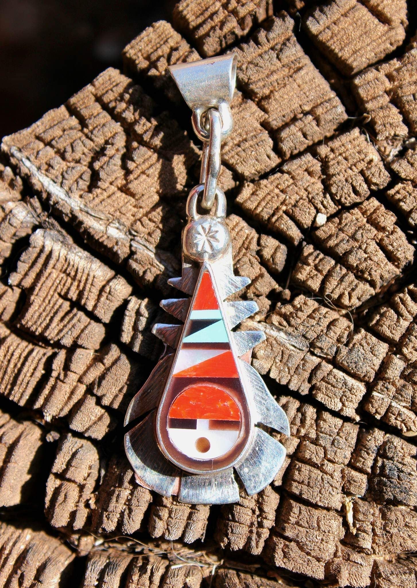 Singing Red Man Pendant