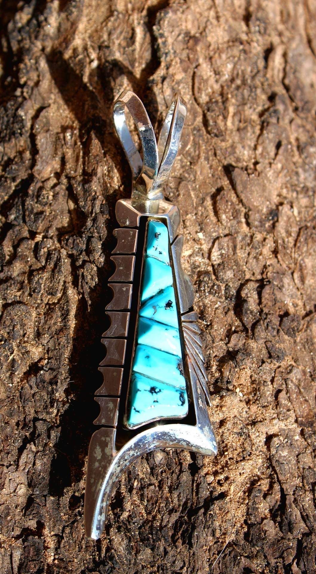 Blue Striking Thunder Pendant