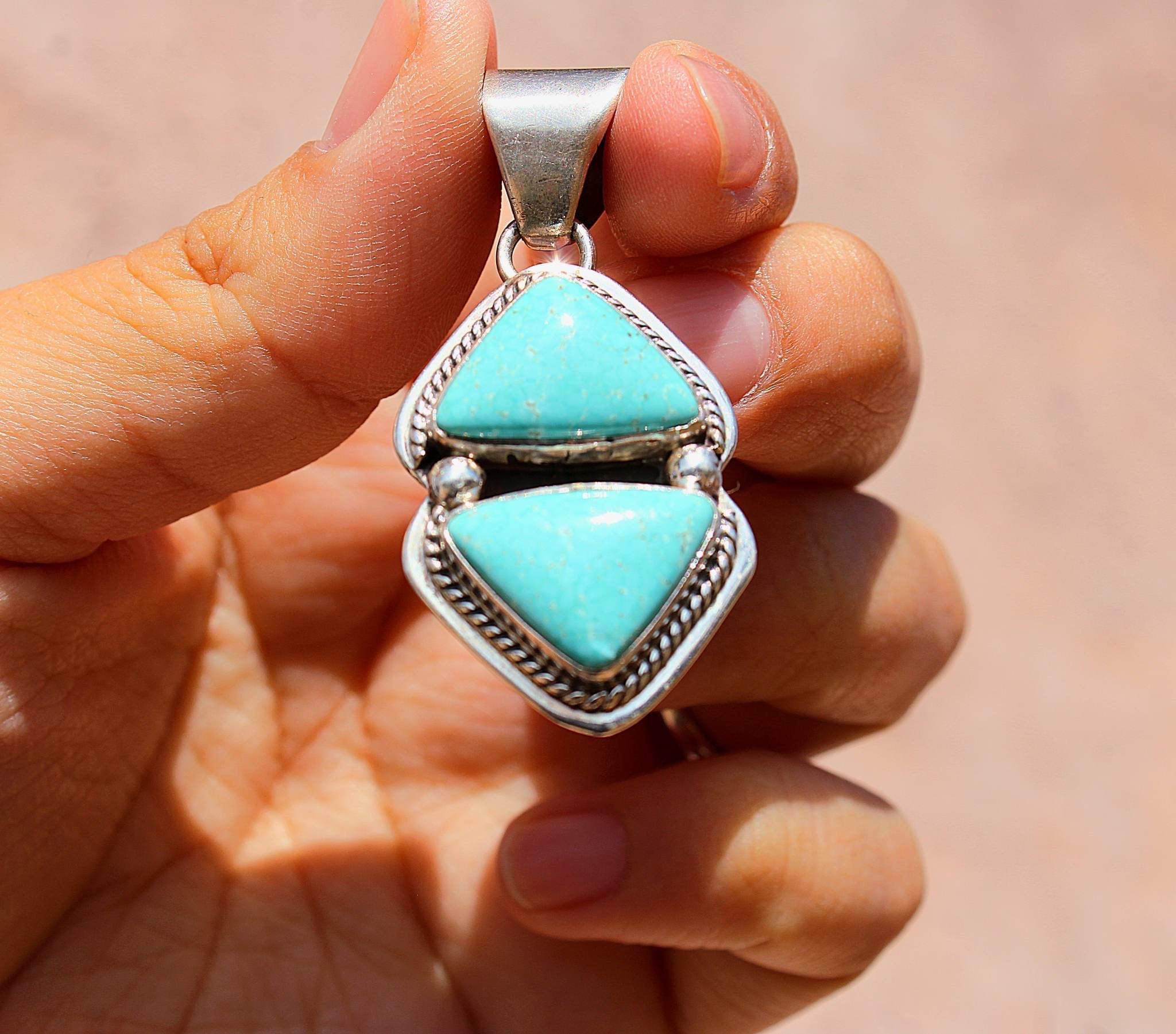 Simply Two Blue Pendant