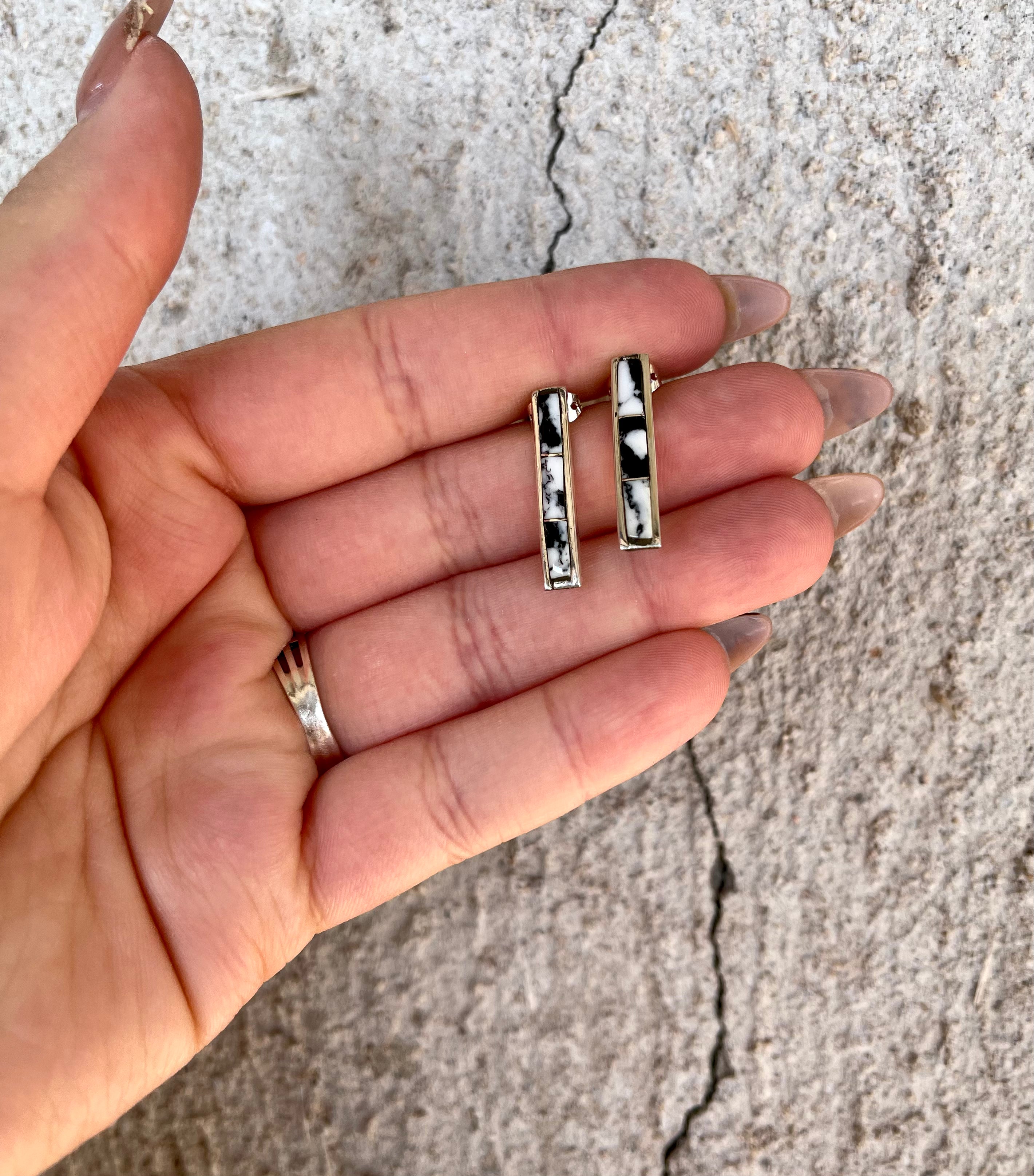 Contemporary Bar Earring Artist Jamie Johnson