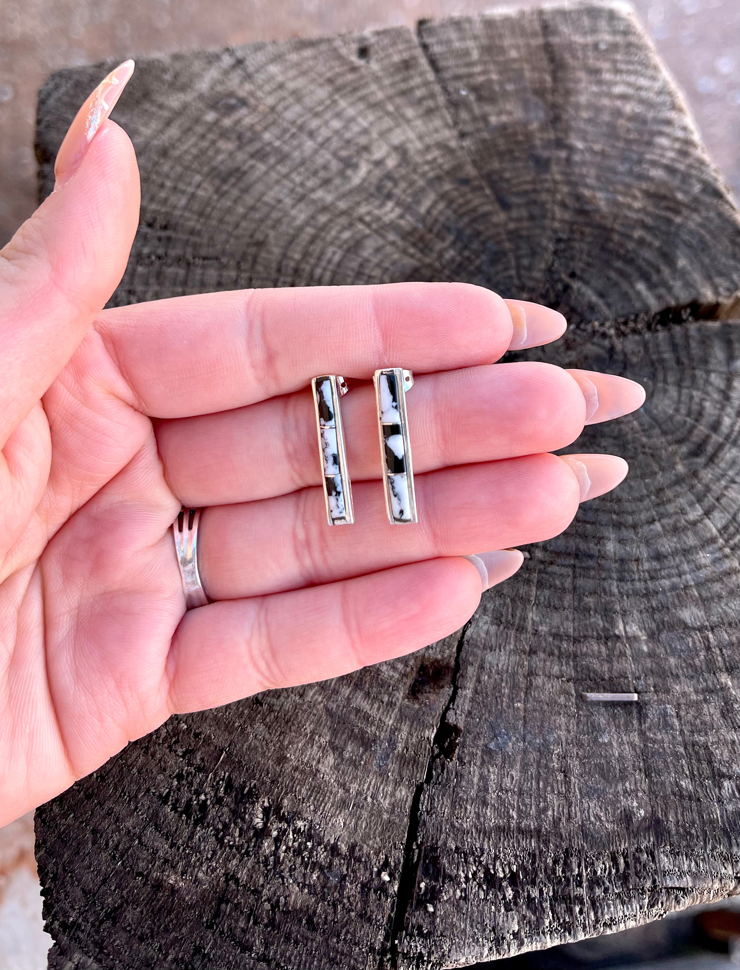 Contemporary Bar Earring Artist Jamie Johnson