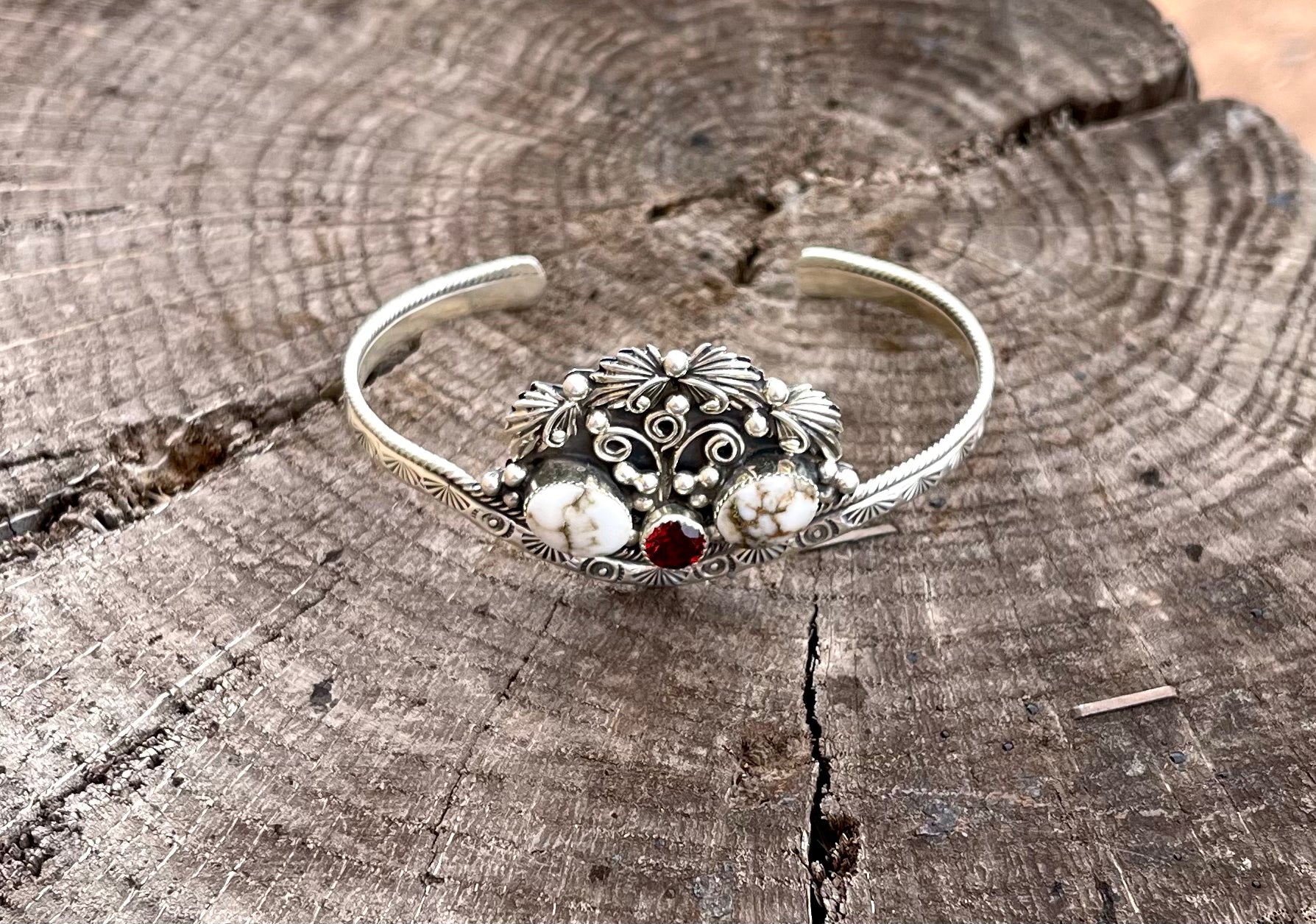 Contemporary Lead Cuff created by Sheena Jack