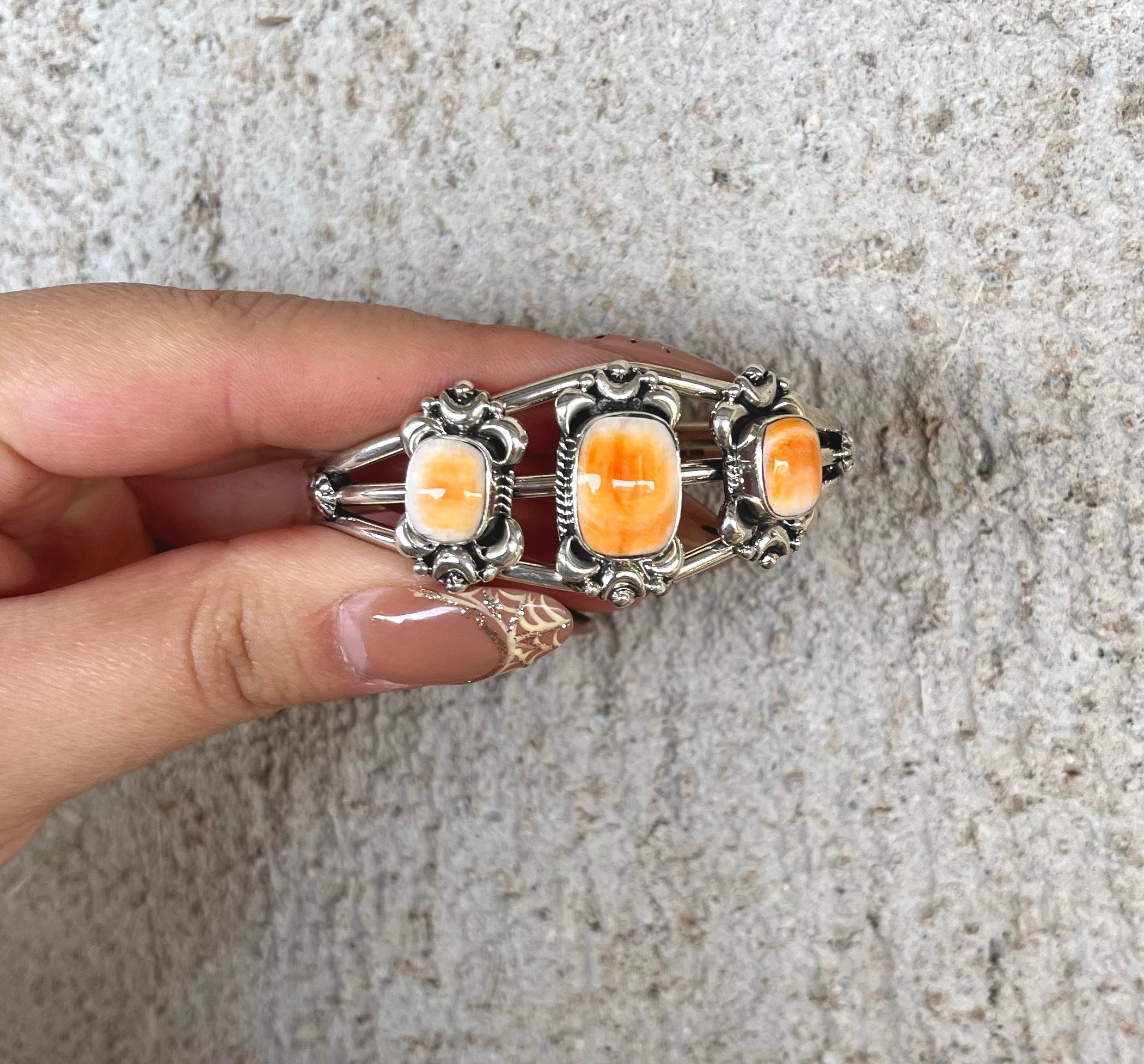 3 Stone Contemporary Cuff