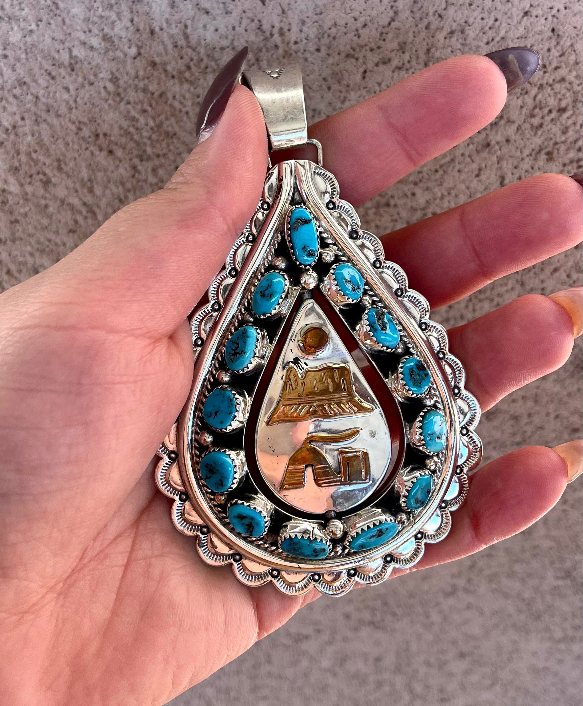 The Hidden Village Pendant from Rodgers Estate Collection
