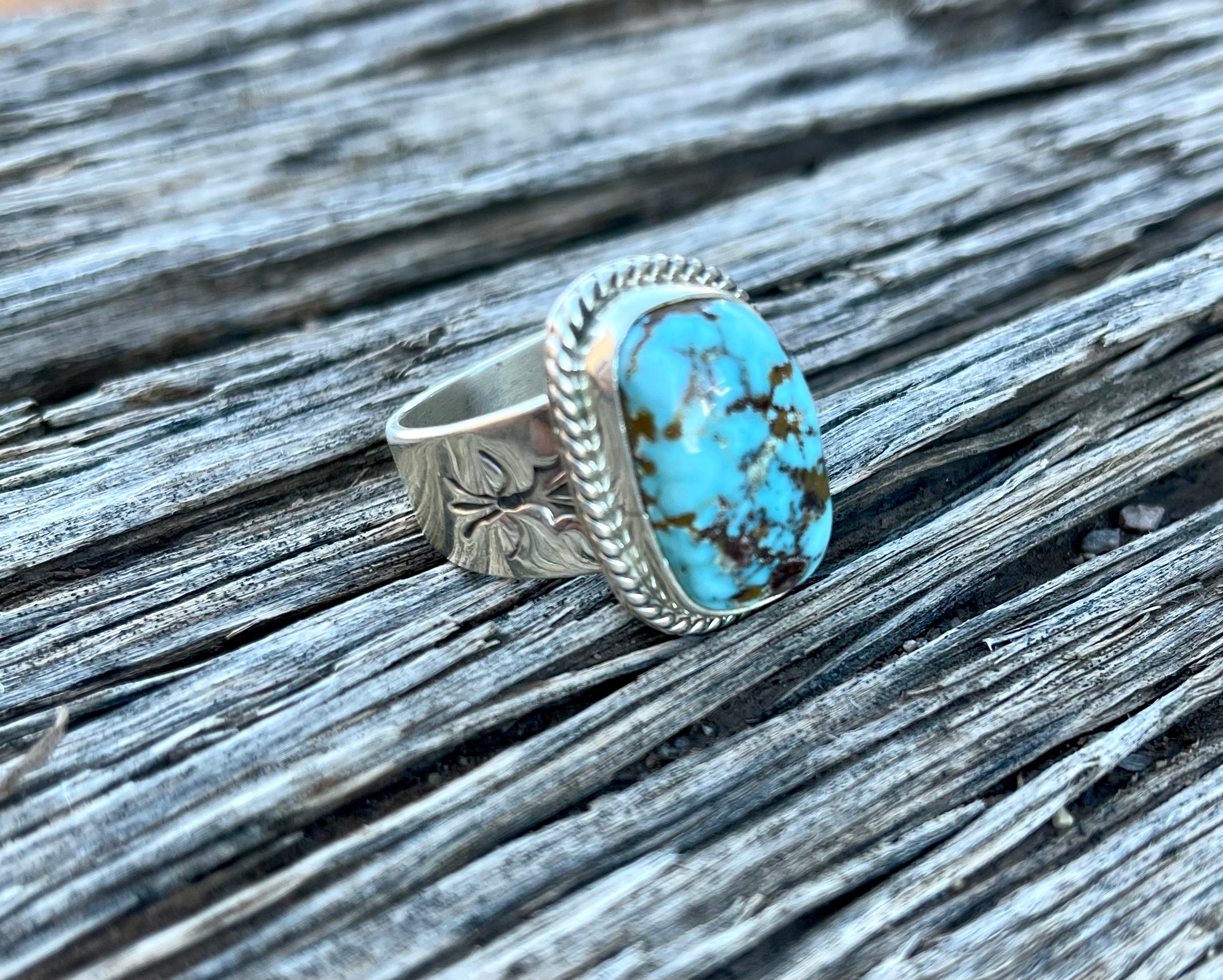 The Gemini Ring Dry Creek Stone from the Rodgers Estate Collection
