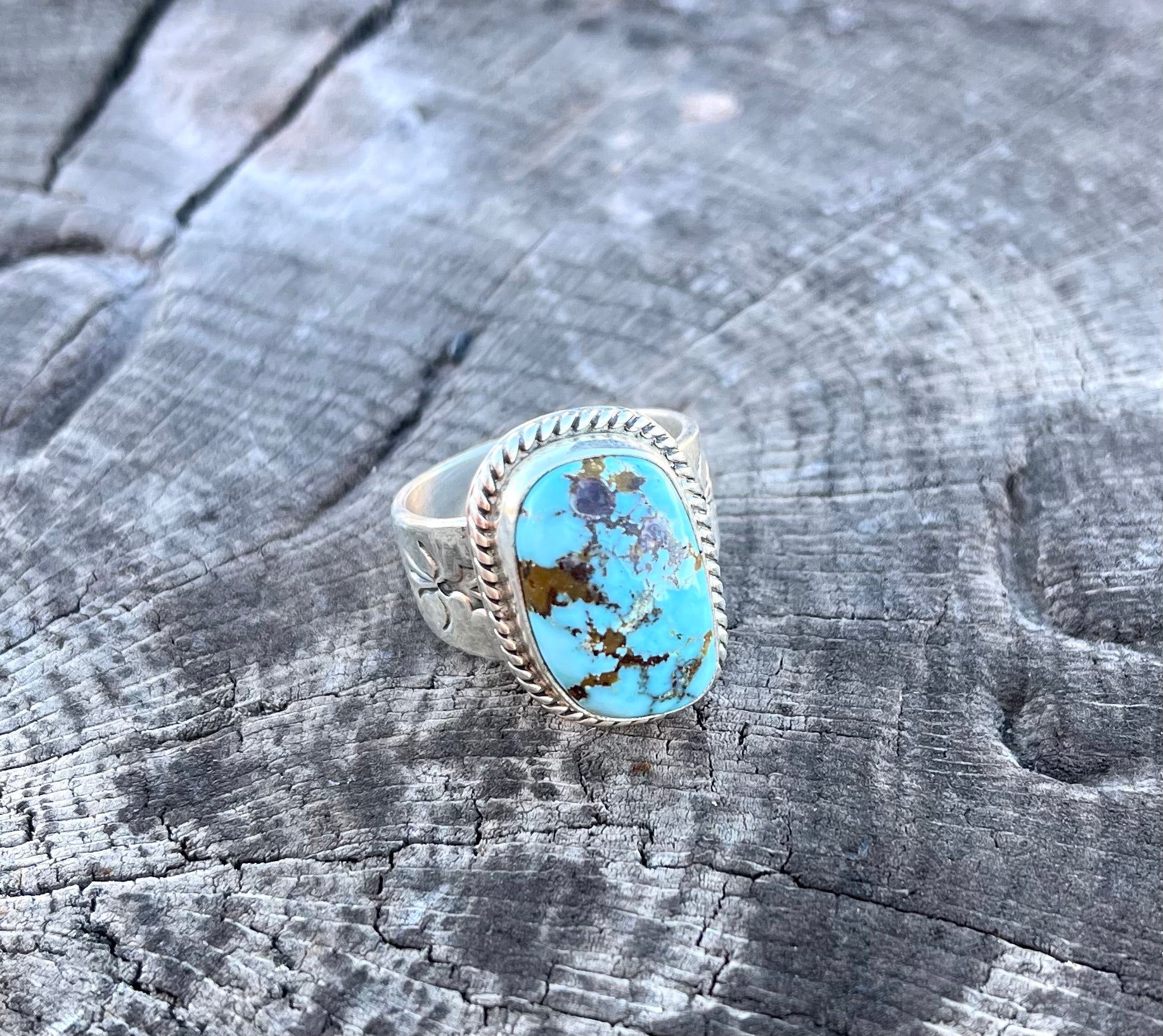 The Gemini Ring Dry Creek Stone from the Rodgers Estate Collection