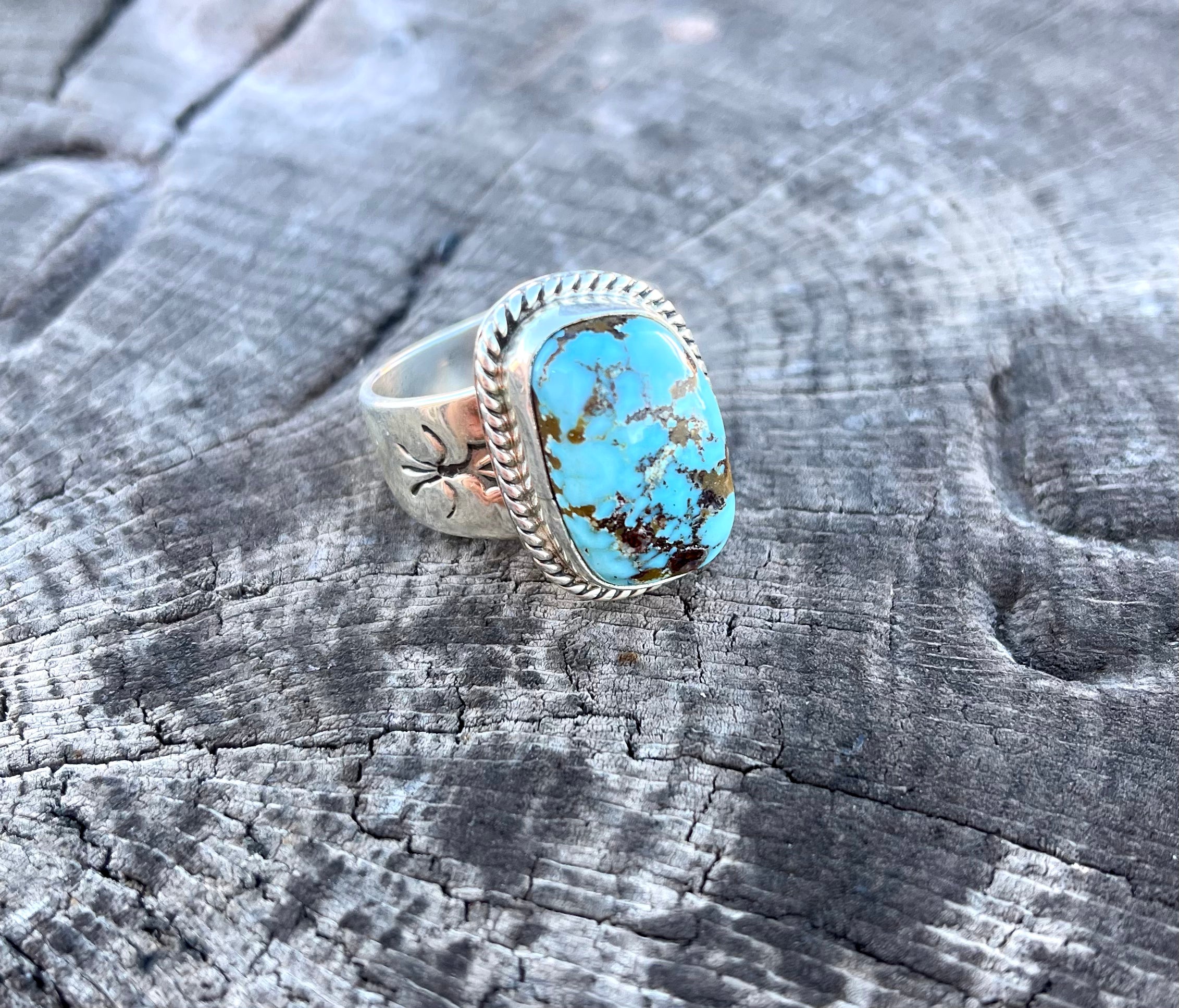 The Gemini Ring Dry Creek Stone from the Rodgers Estate Collection