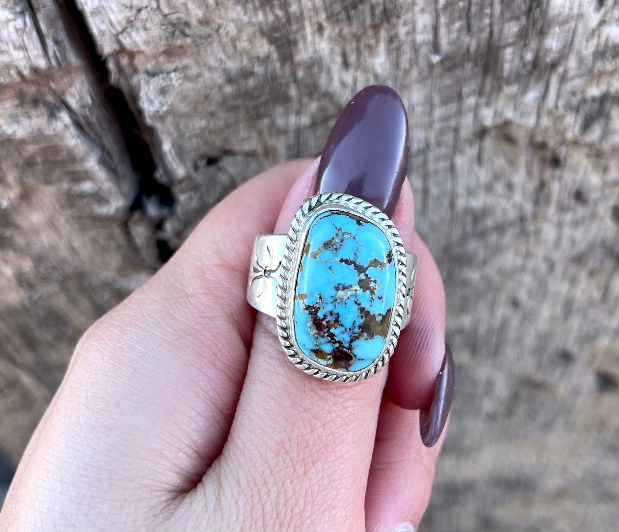 The Gemini Ring Dry Creek Stone from the Rodgers Estate Collection
