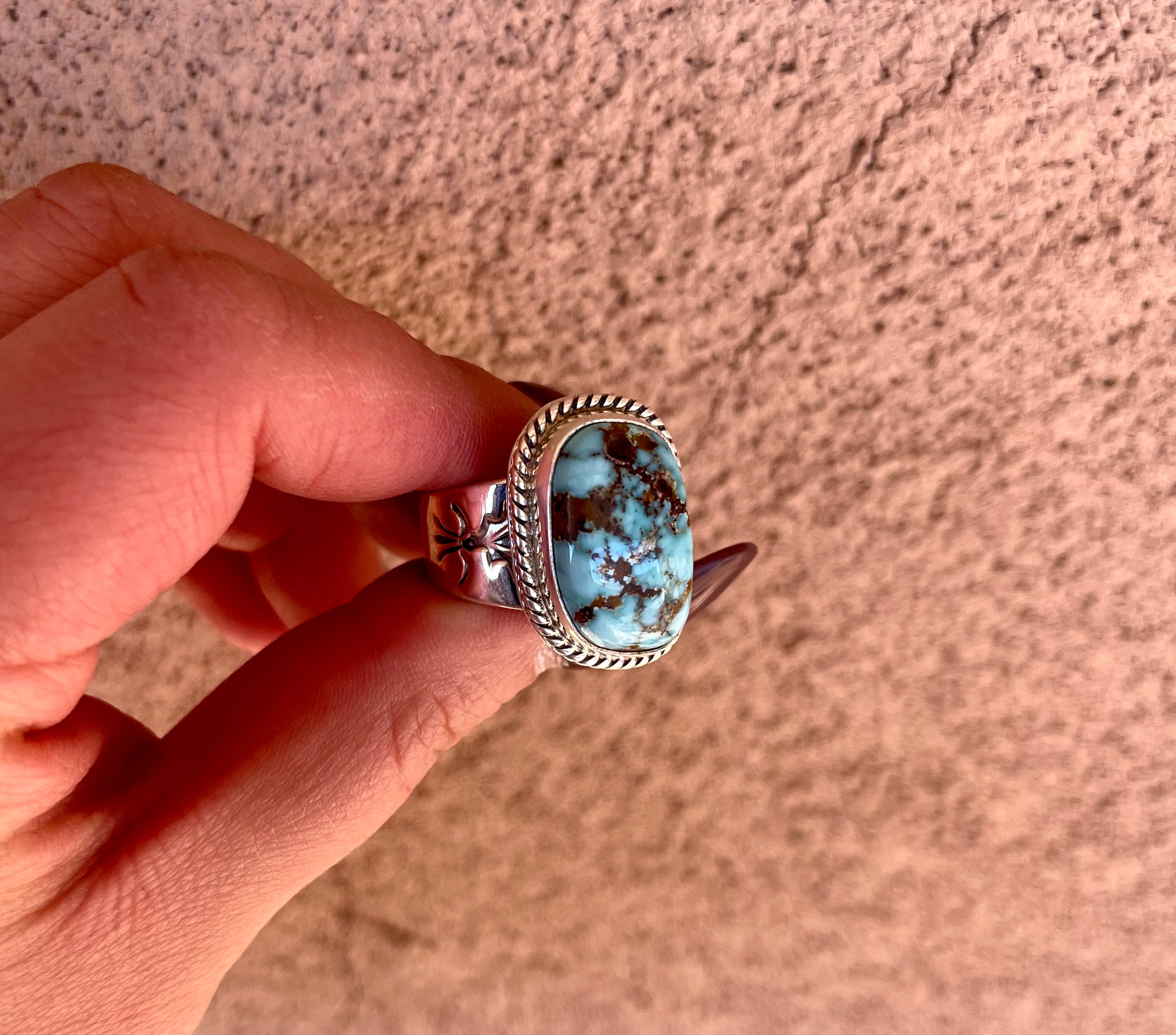 The Gemini Ring Dry Creek Stone from the Rodgers Estate Collection
